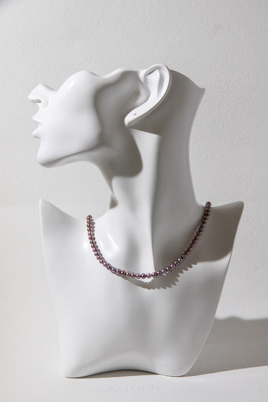 Everyday Purple — Natural Purple Freshwater Pearl Necklace