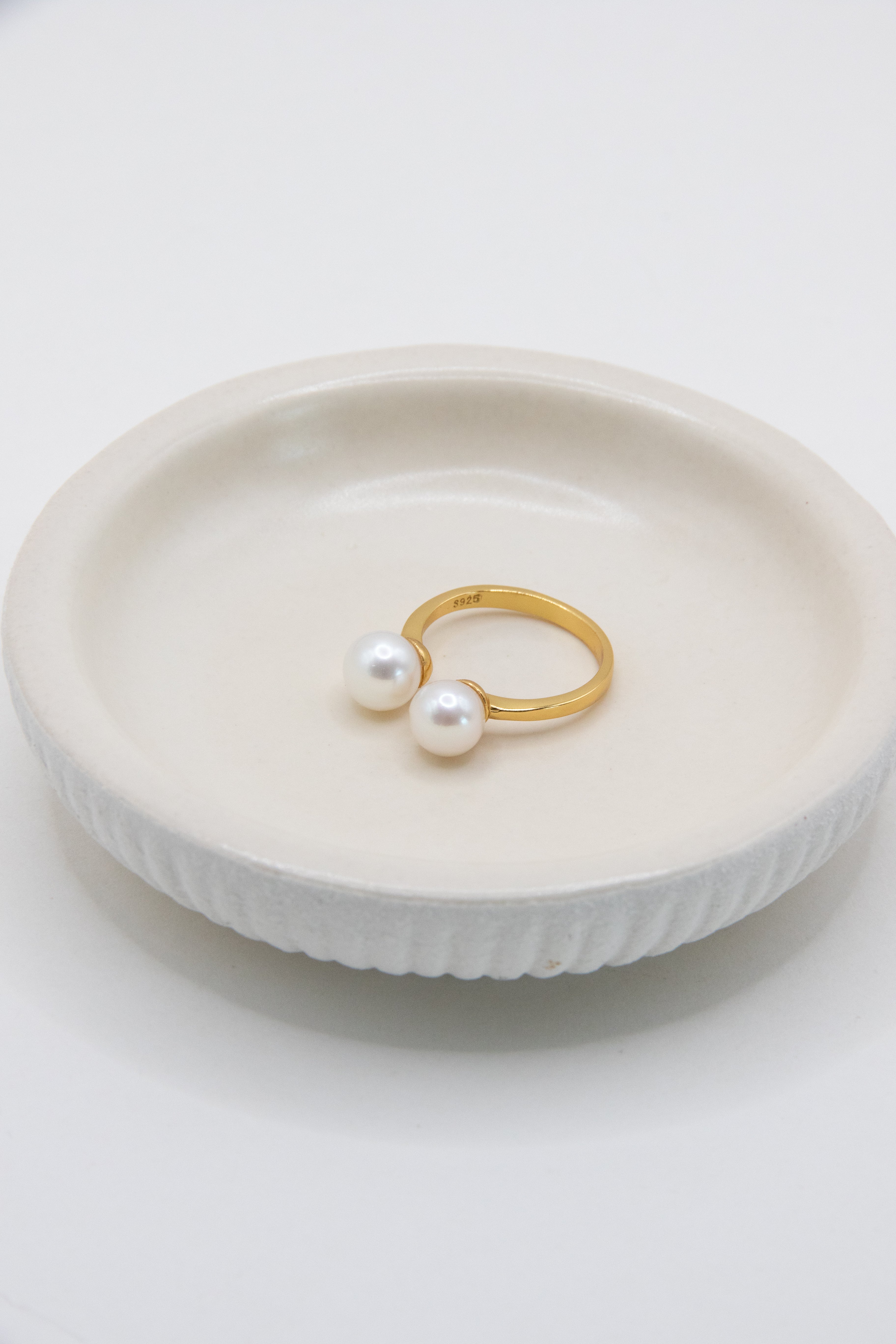 Double Pearls-White