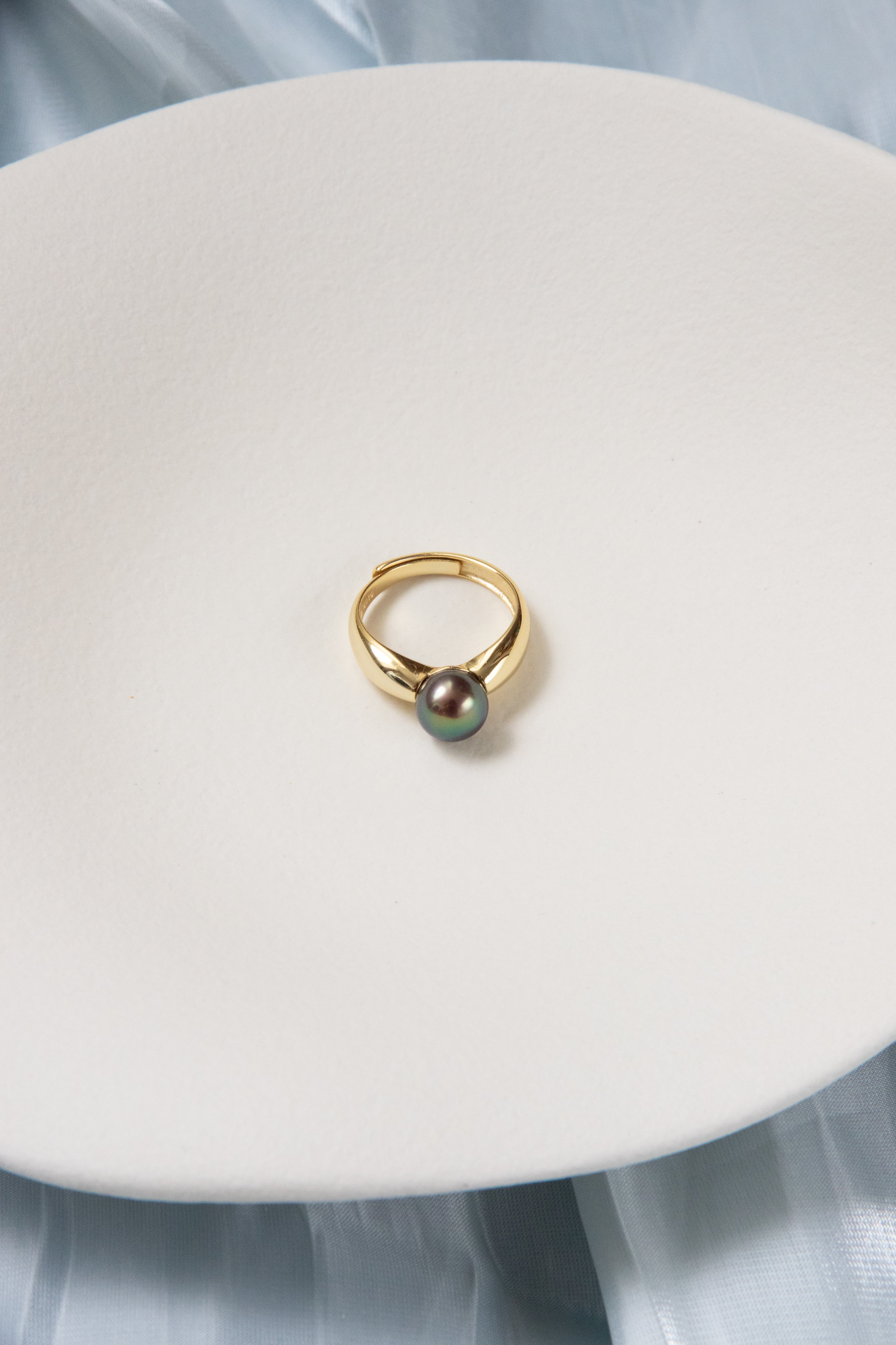 The magic pool hidden in forest -TOP excellent rice pearl ring of the year