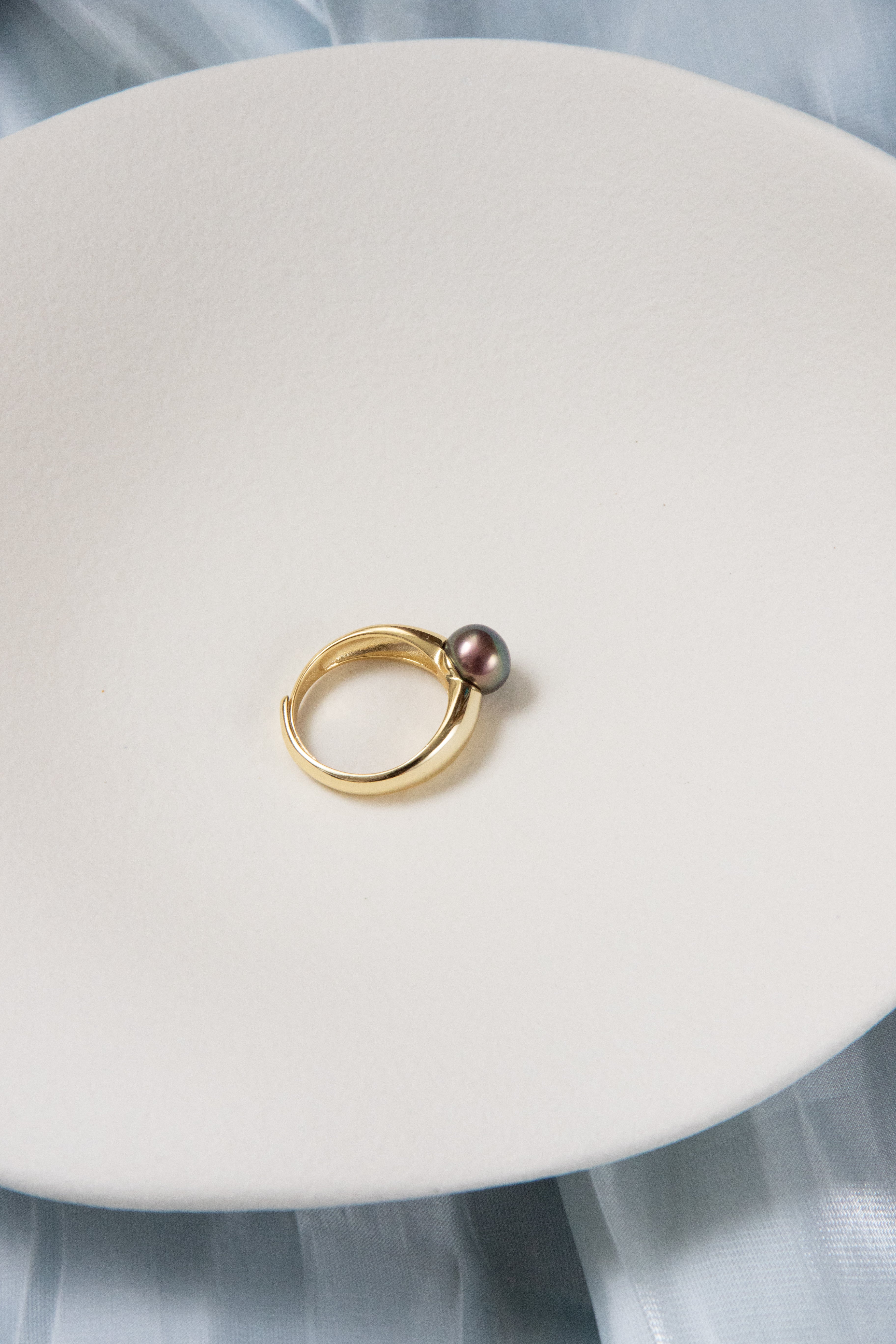 The magic pool hidden in forest -TOP excellent rice pearl ring of the year