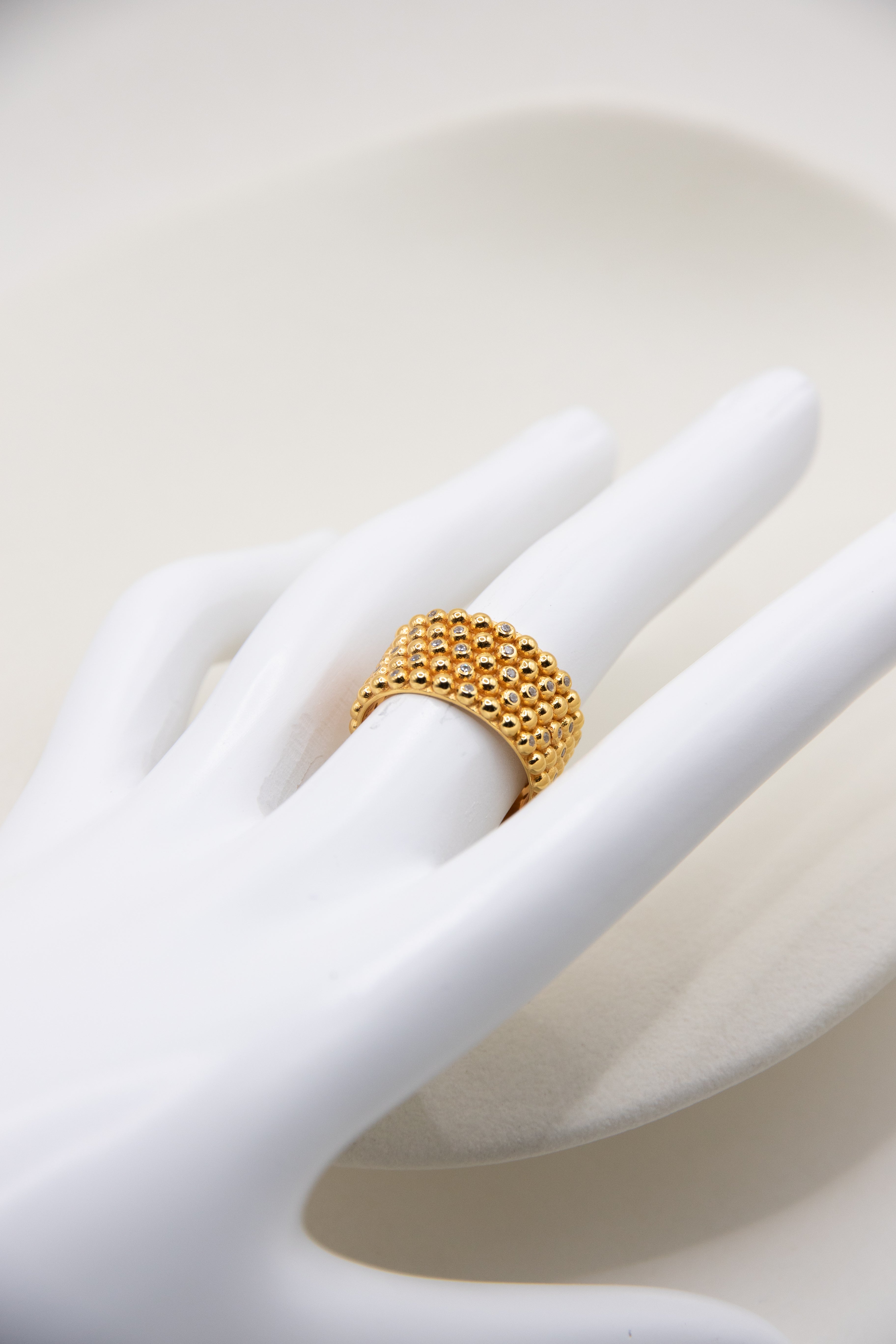 V-Ring with fancy beads.