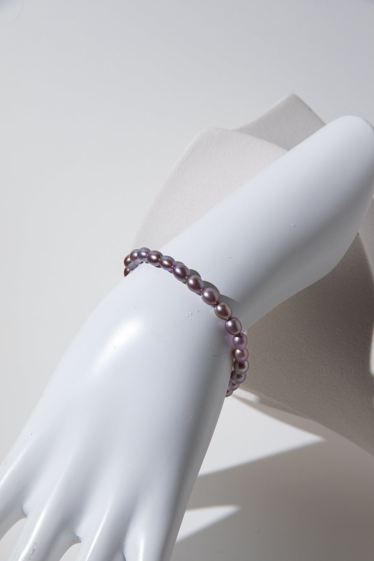 rice pearl bracelets-candy or lilac?