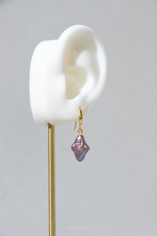 Dancing polar star earrings
