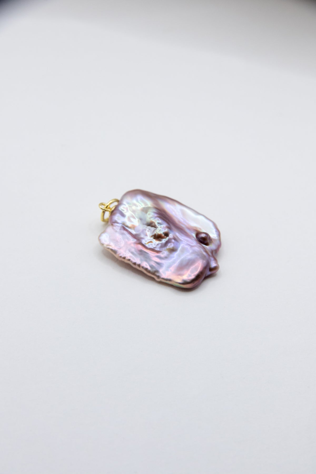 Giant Intense Purple Square Petal Pendant