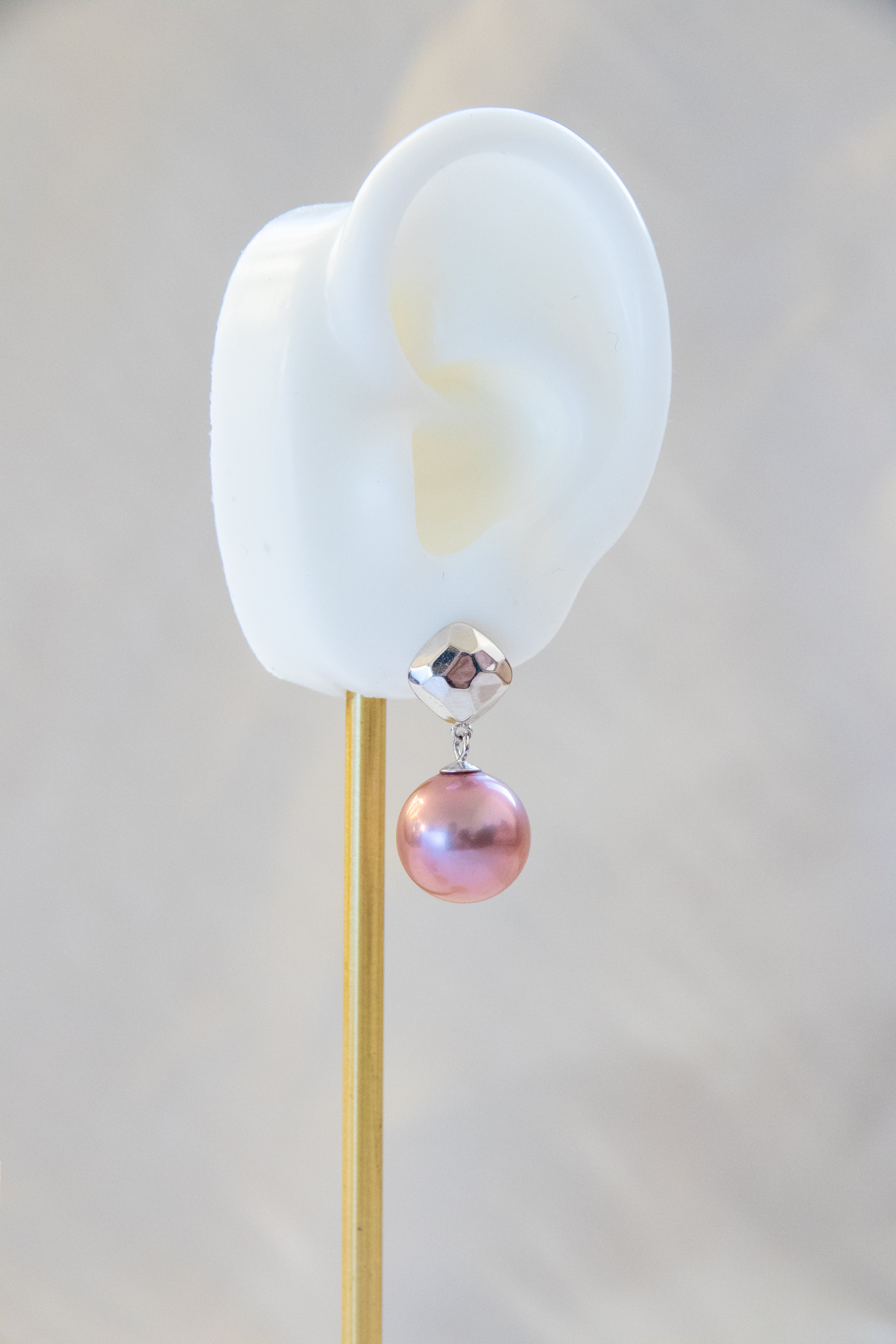 Premium Chocolate Purple Big Round Pearls