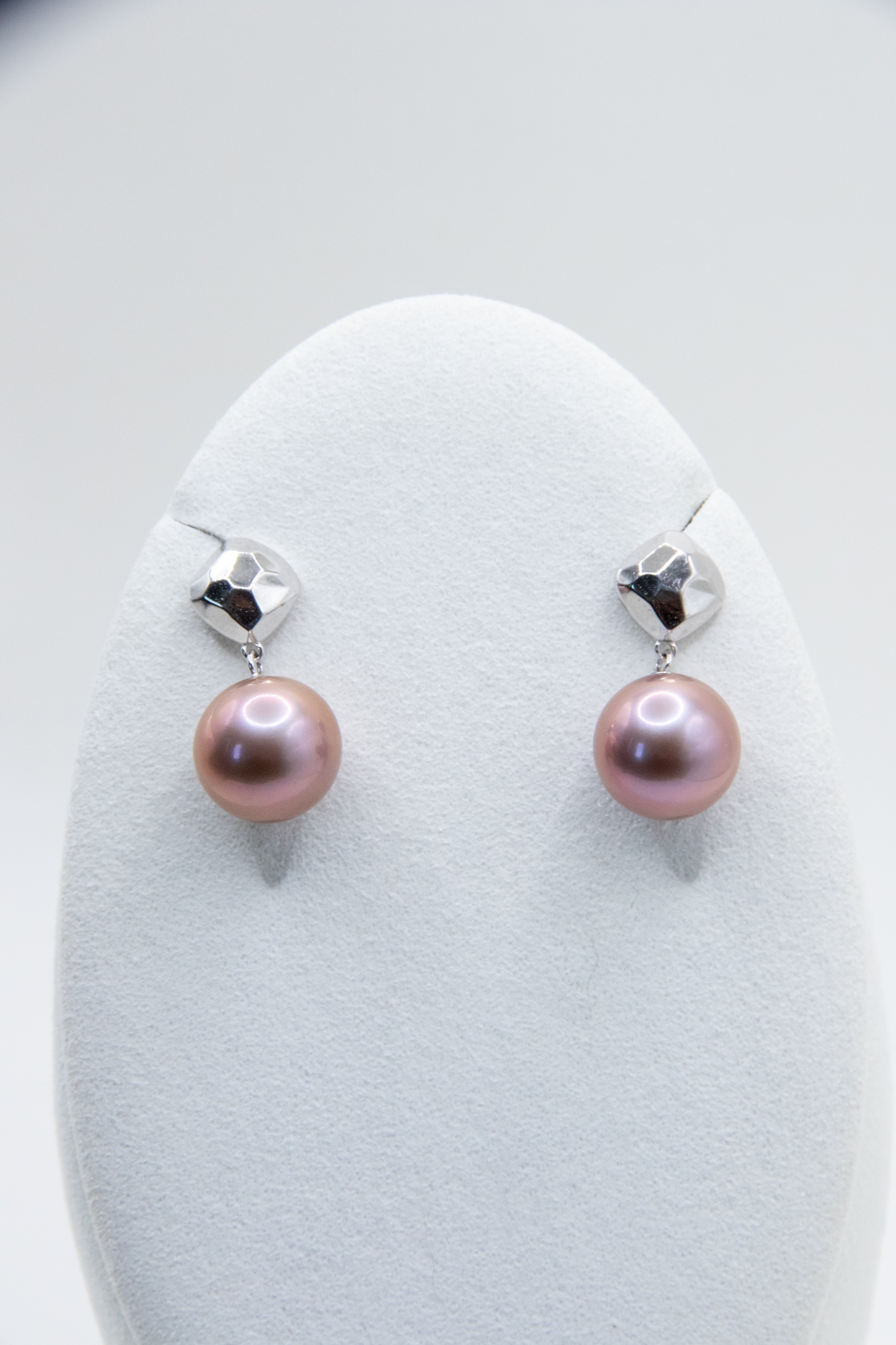 Premium Chocolate Purple Big Round Pearls
