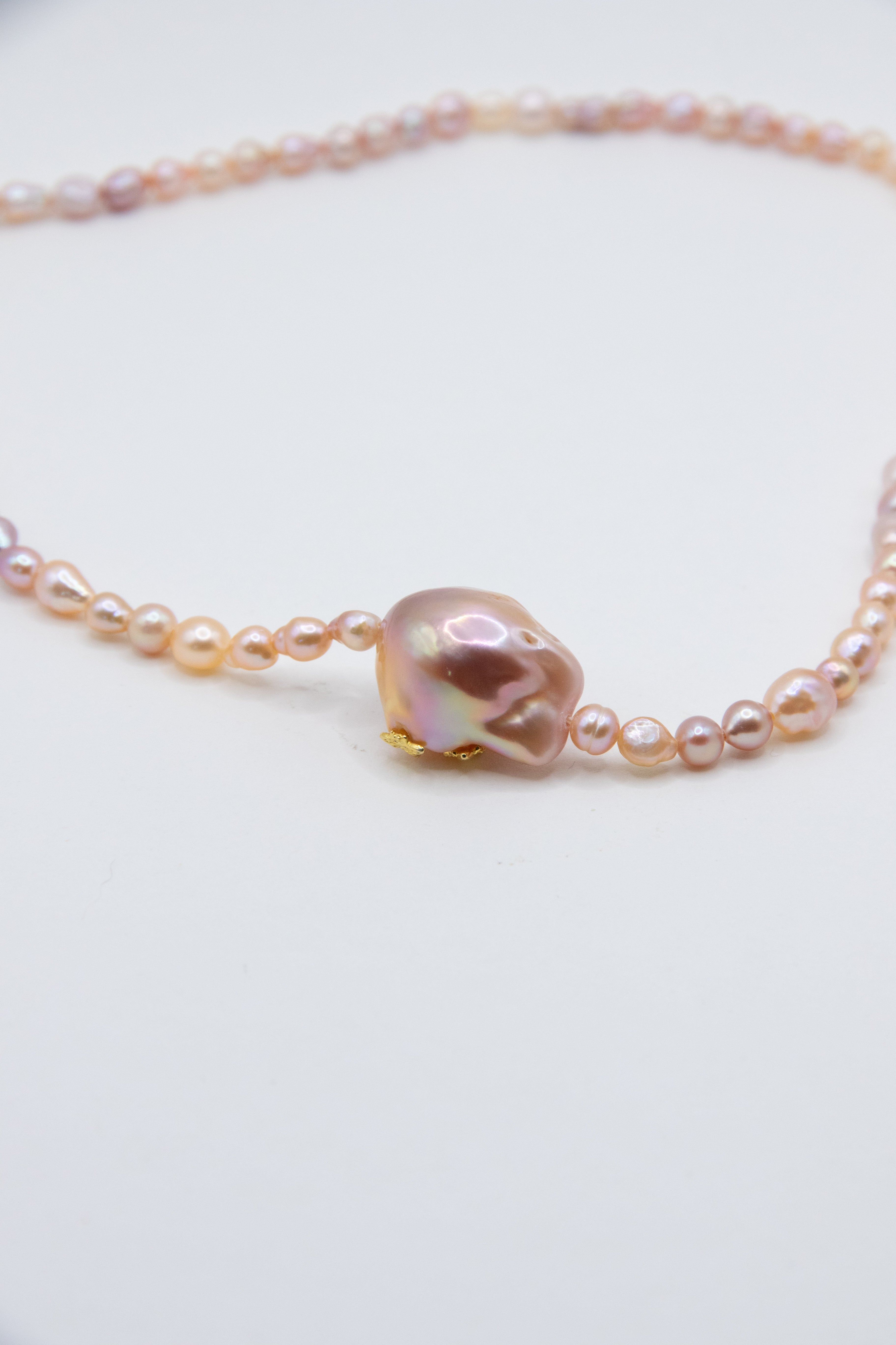 Coral Jelly Short Necklace