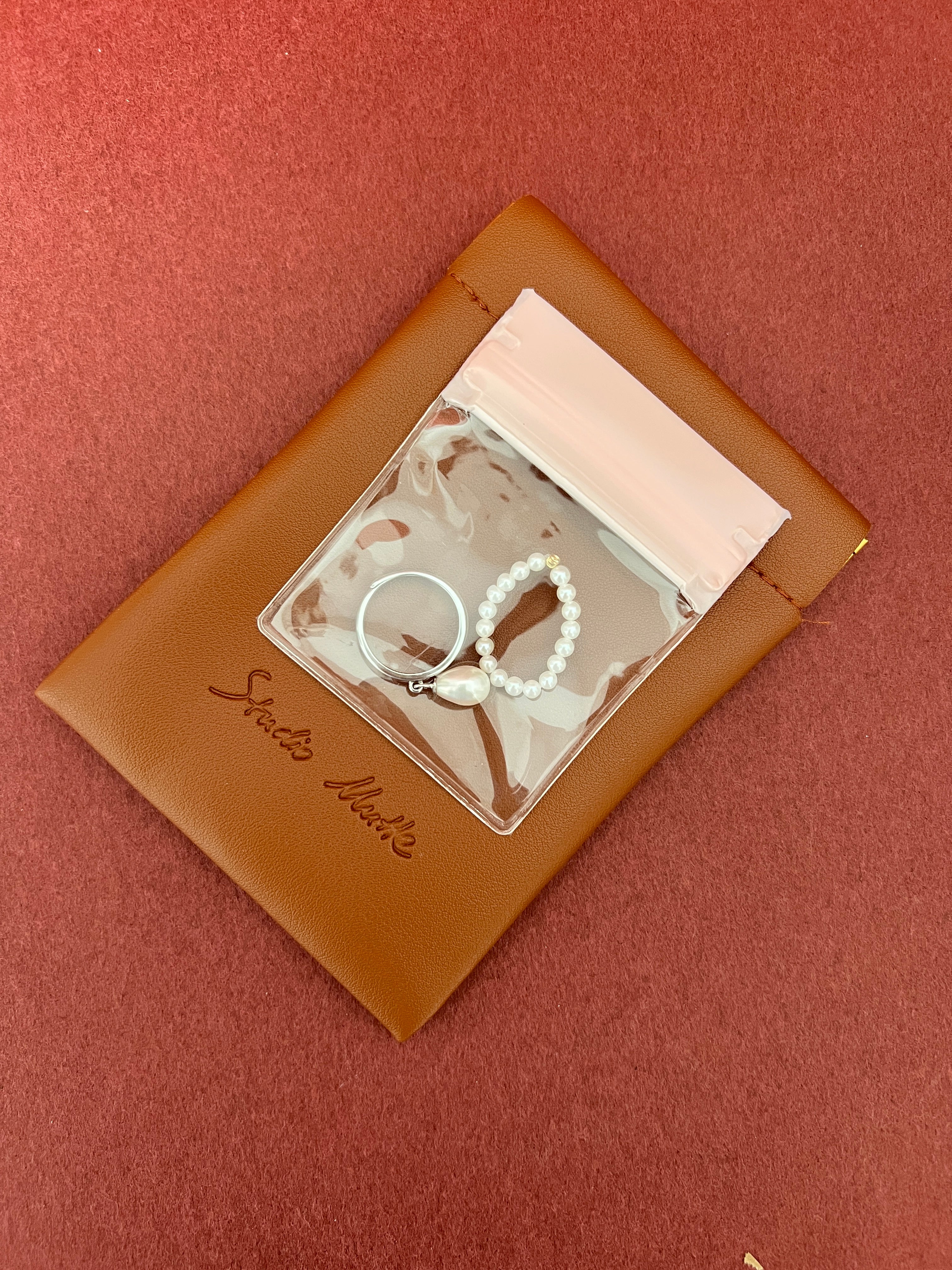 Dancing drop pearl ring for Z.