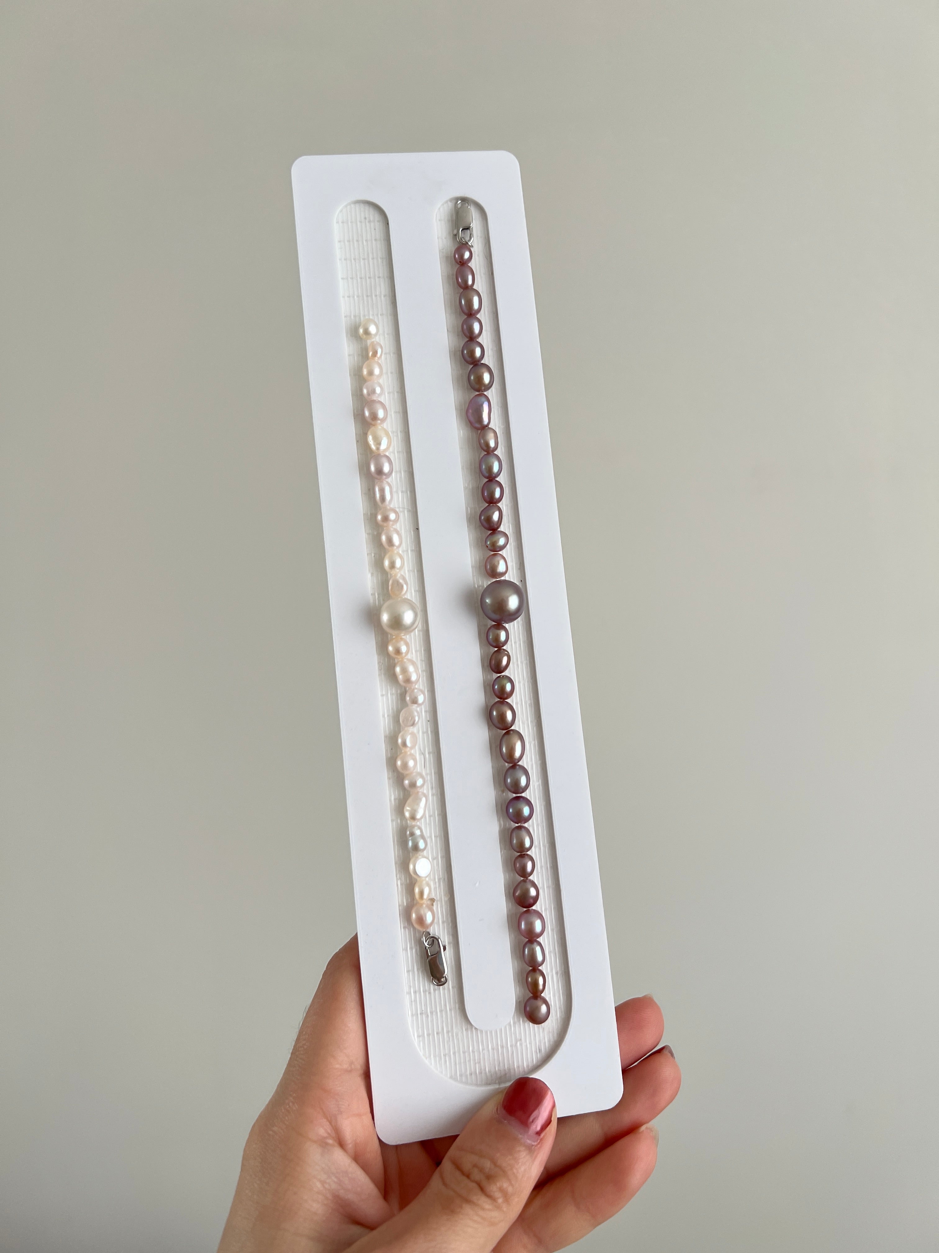 Customized two bracelets for E.