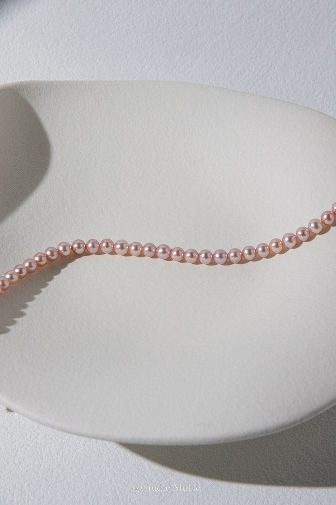 Perfect Peach — Top Quality Natural Pink Freshwater Pearl Bracelet