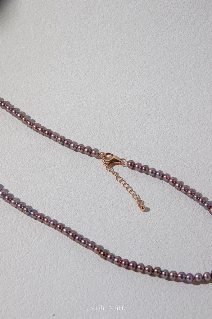 Everyday Purple — Natural Purple Freshwater Pearl Necklace