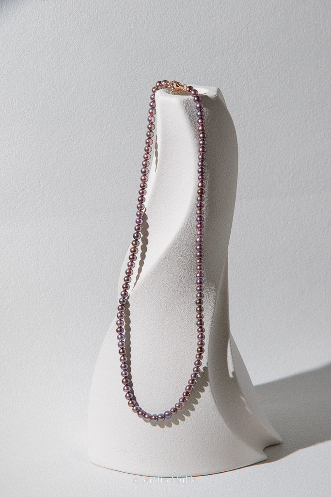 Everyday Purple — Natural Purple Freshwater Pearl Necklace