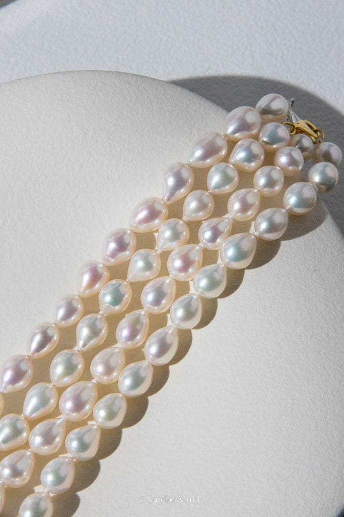 Beauty’s Tears — Natural Drop Freshwater Pearl Necklace