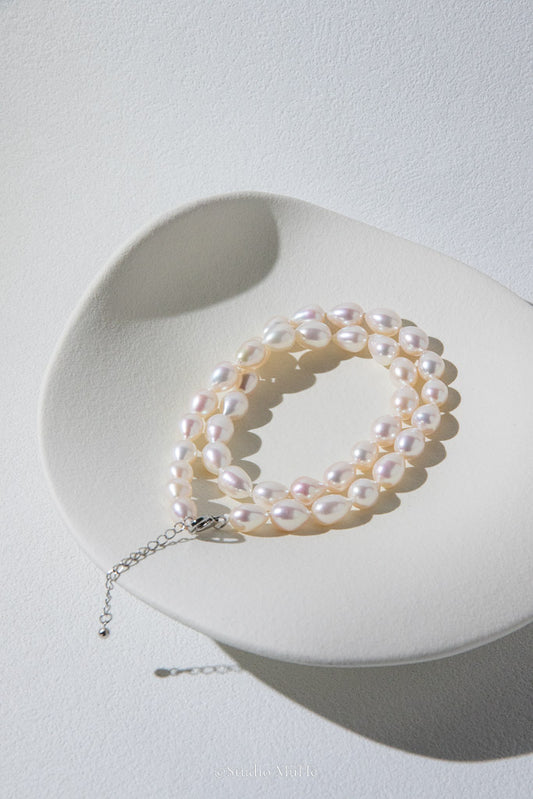 Beauty’s Tears — Natural Drop Freshwater Pearl Necklace