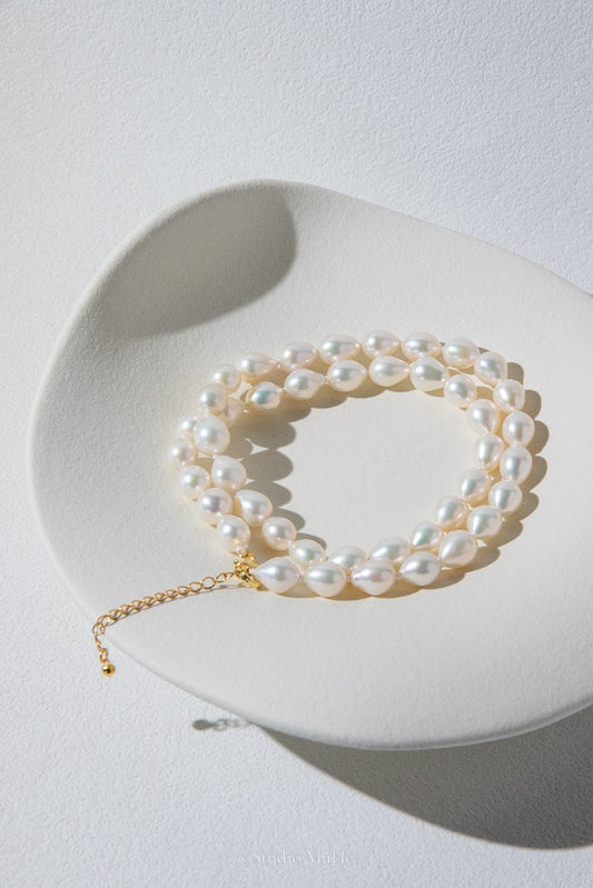 Beauty’s Tears — Natural Drop Freshwater Pearl Necklace