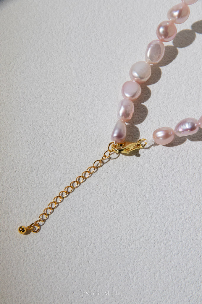 Dancing Pebbles — Natural Colour Seedless Freshwater Pearl Necklace