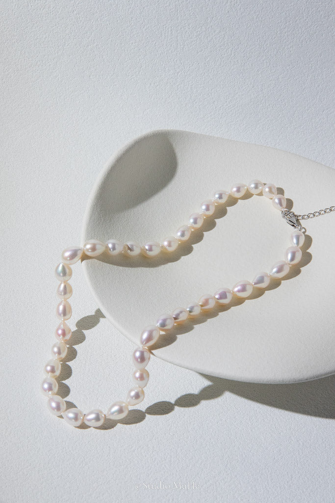 Beauty’s Tears — Natural Drop Freshwater Pearl Necklace