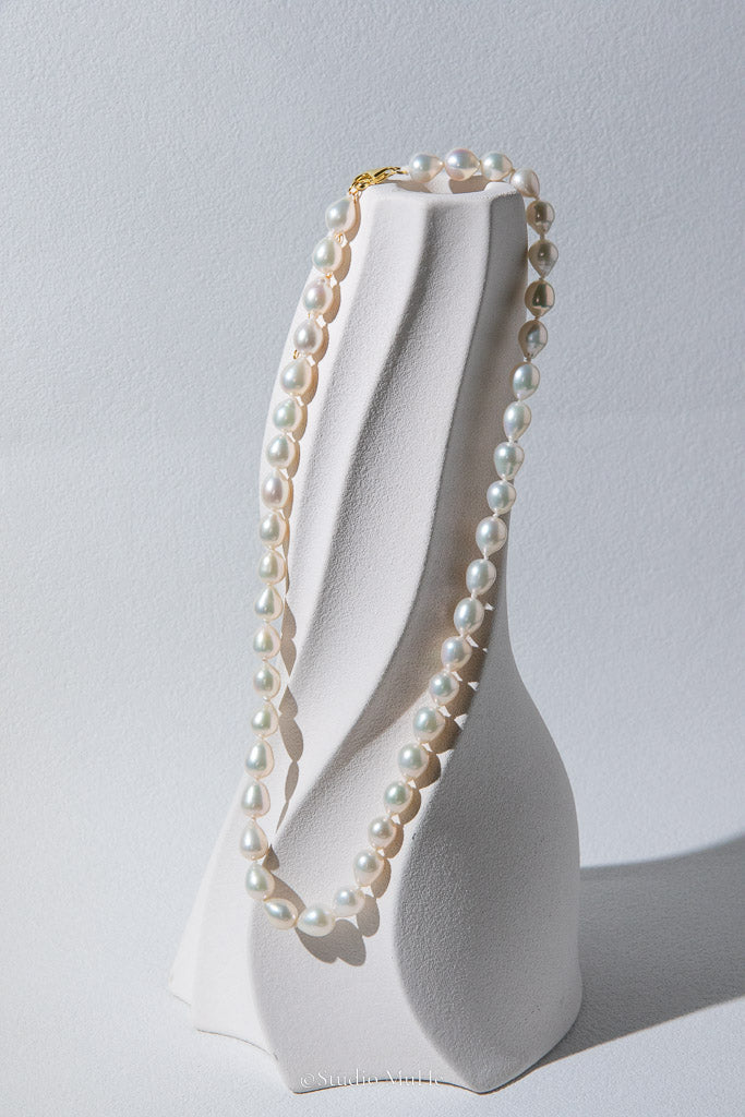 Beauty’s Tears — Natural Drop Freshwater Pearl Necklace