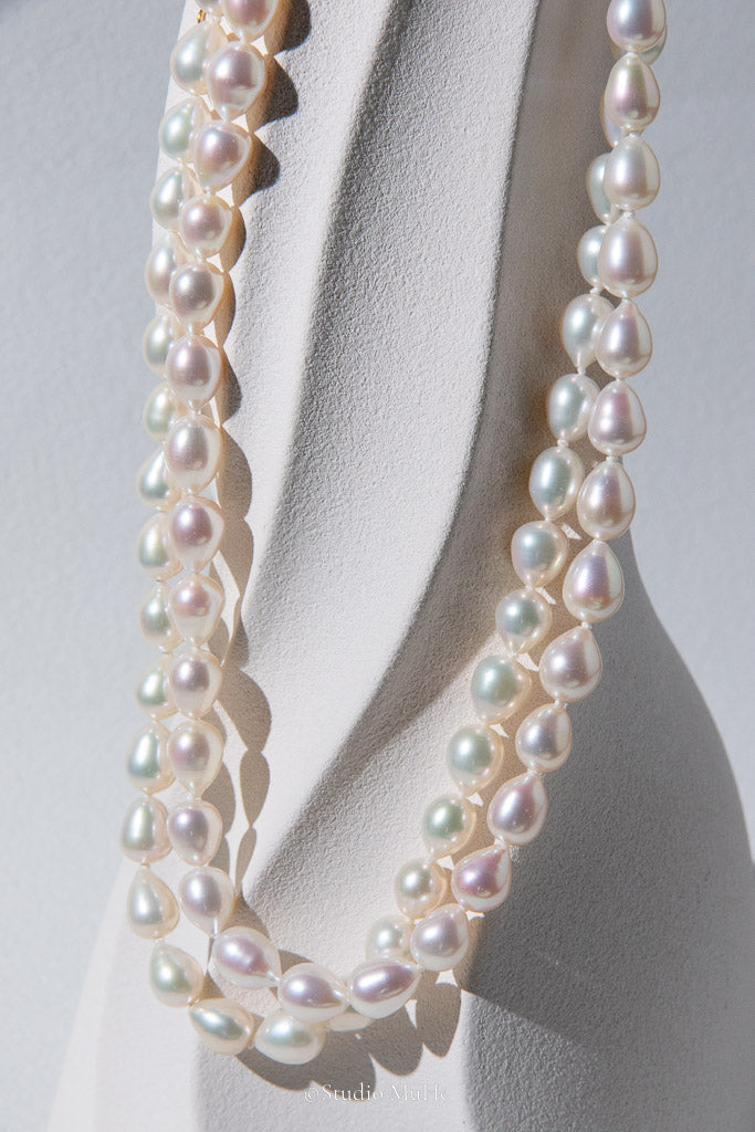 Beauty’s Tears — Natural Drop Freshwater Pearl Necklace