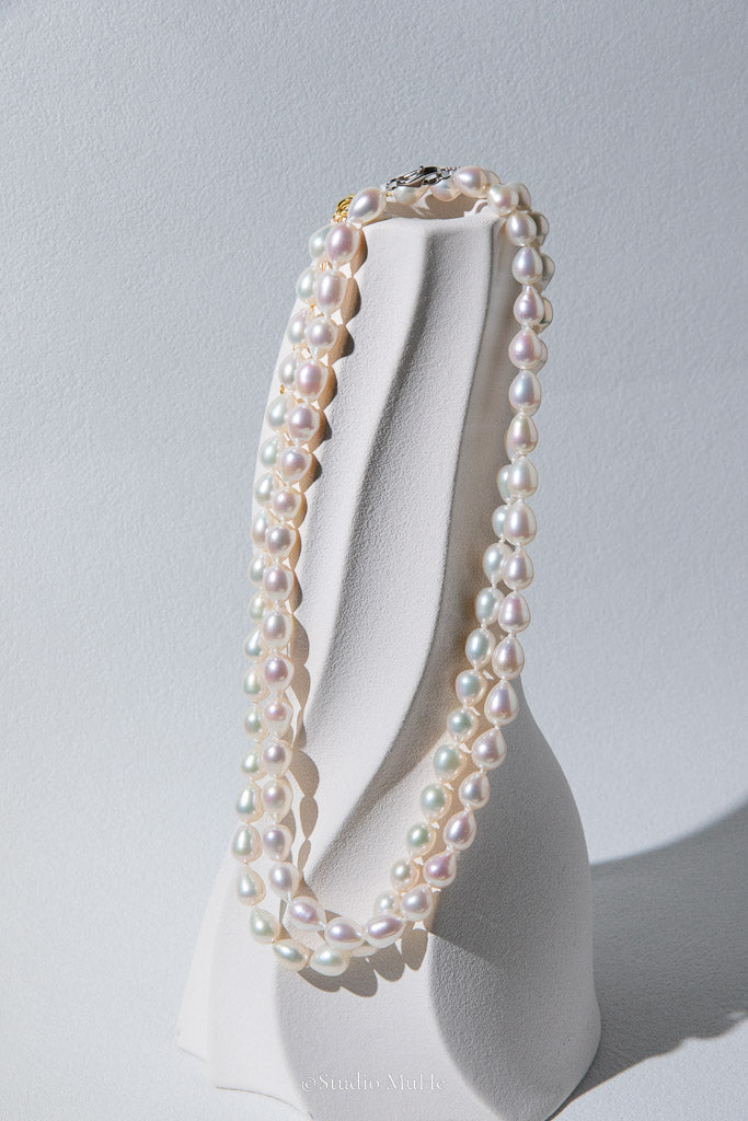 Beauty’s Tears — Natural Drop Freshwater Pearl Necklace