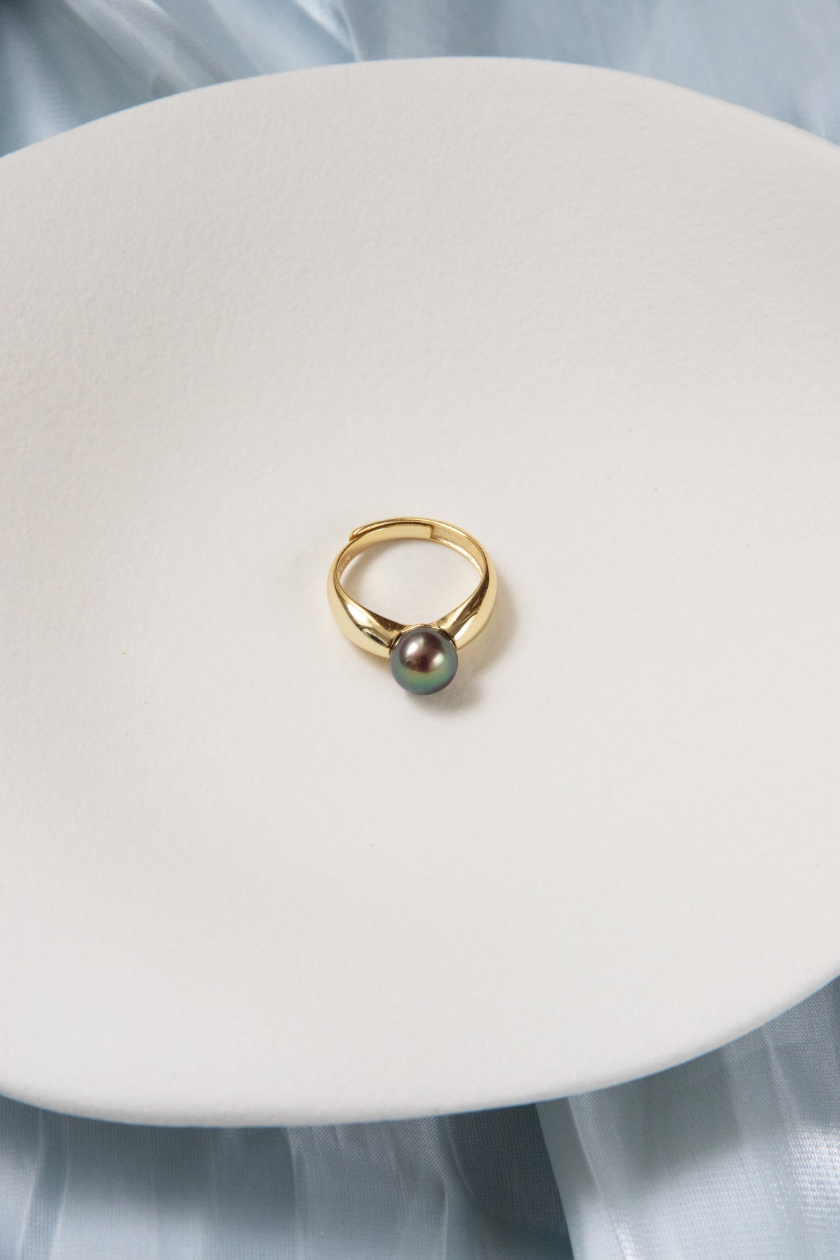 The magic pool hidden in forest -TOP excellent rice pearl ring of the year