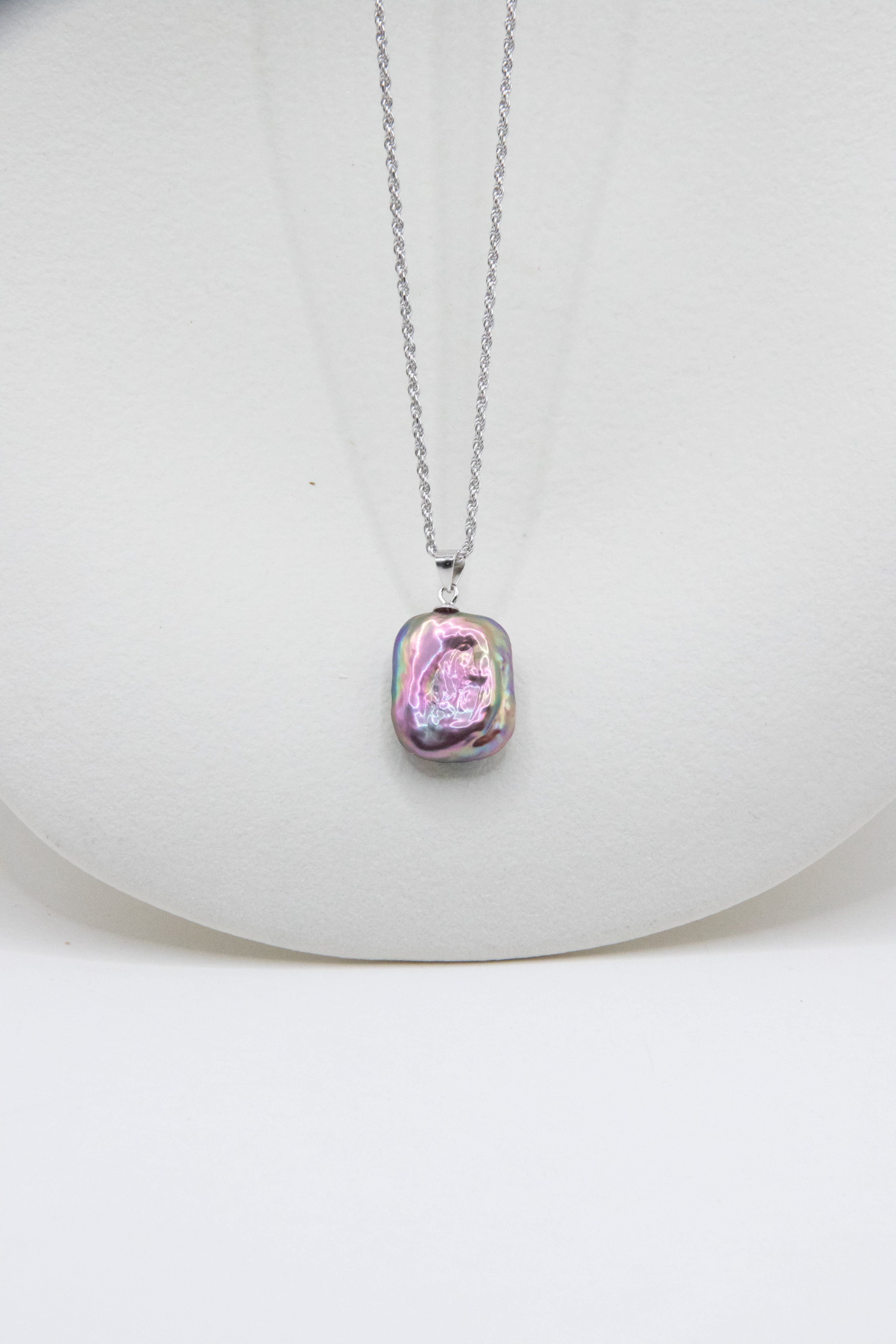 Excellent level square pearl set-The Charming Wine