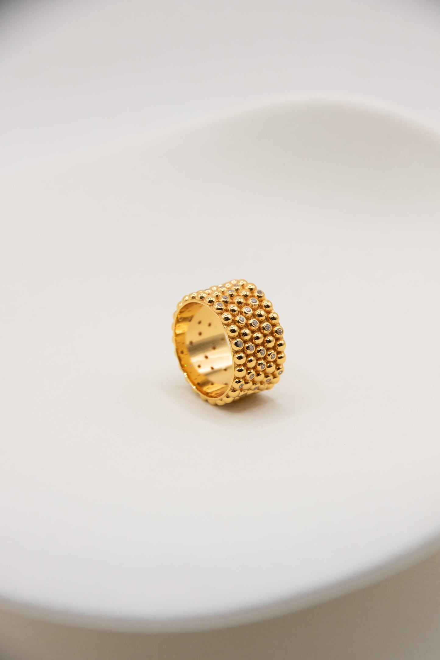 V-Ring with fancy beads.