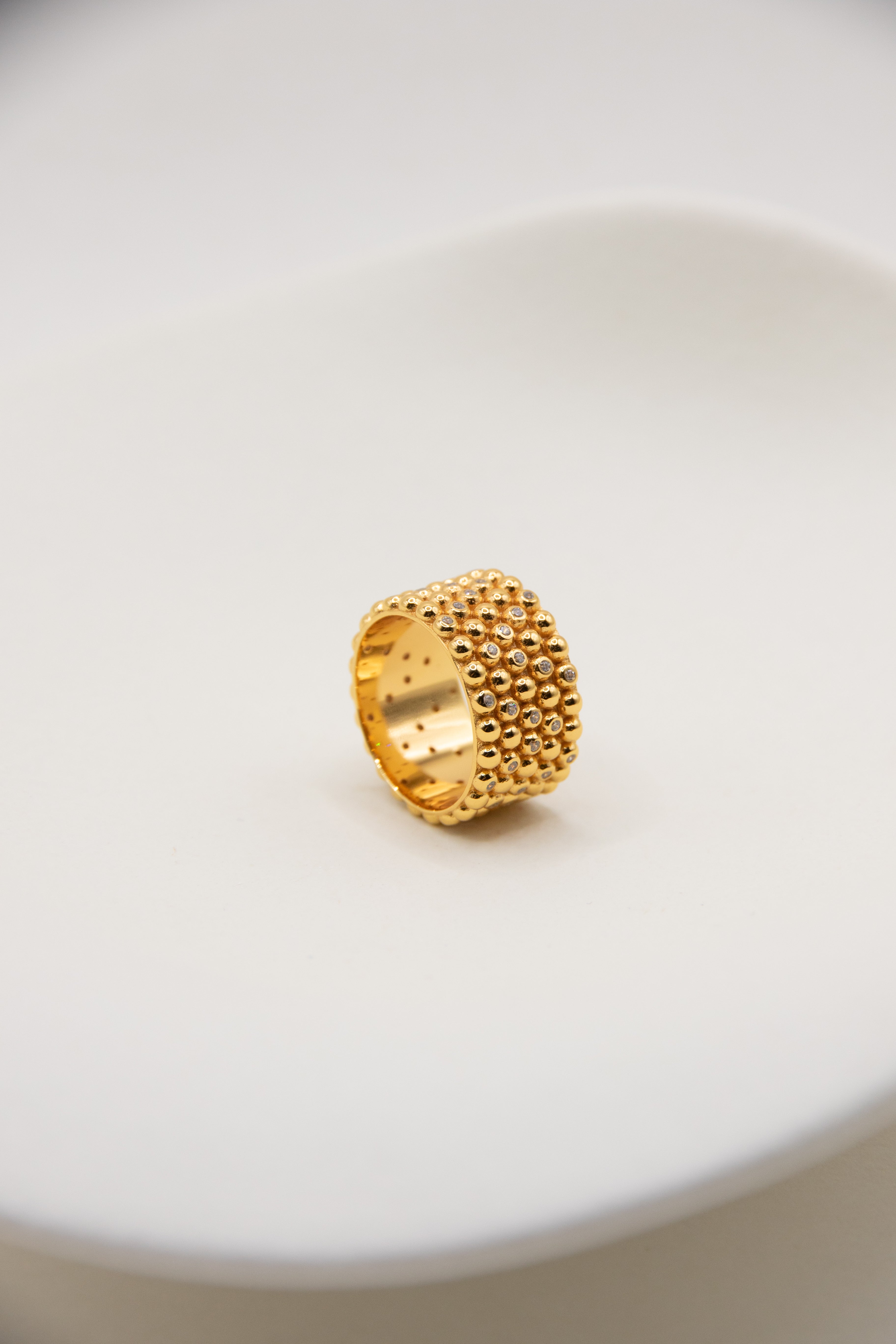 V-Ring with fancy beads.