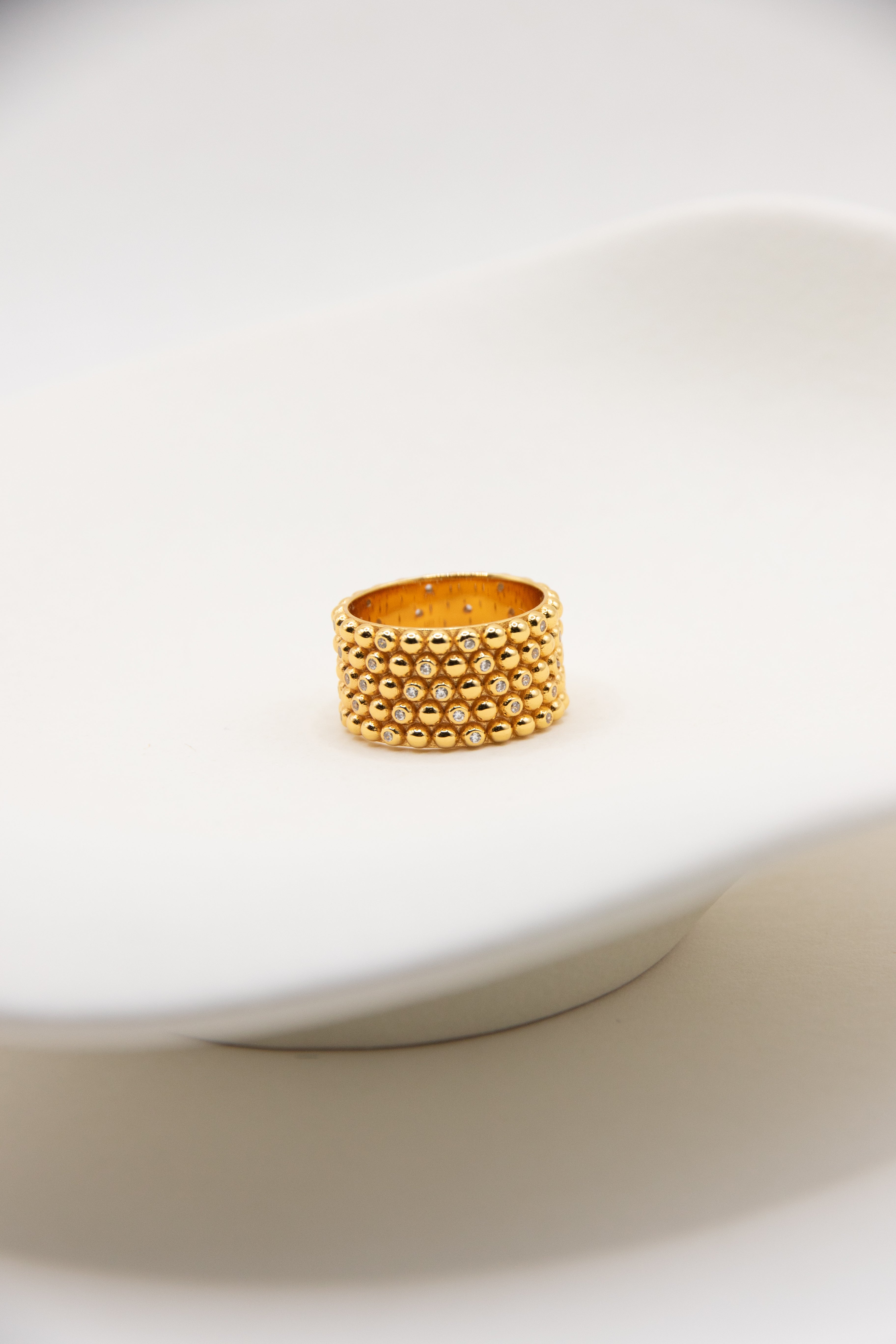 V-Ring with fancy beads.