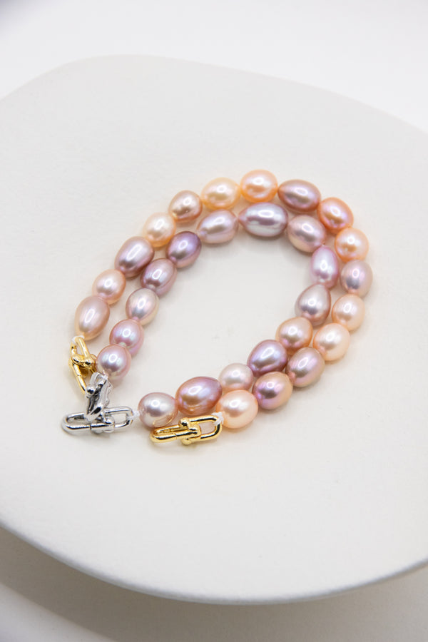 Excellent level seedless pearls bracelet