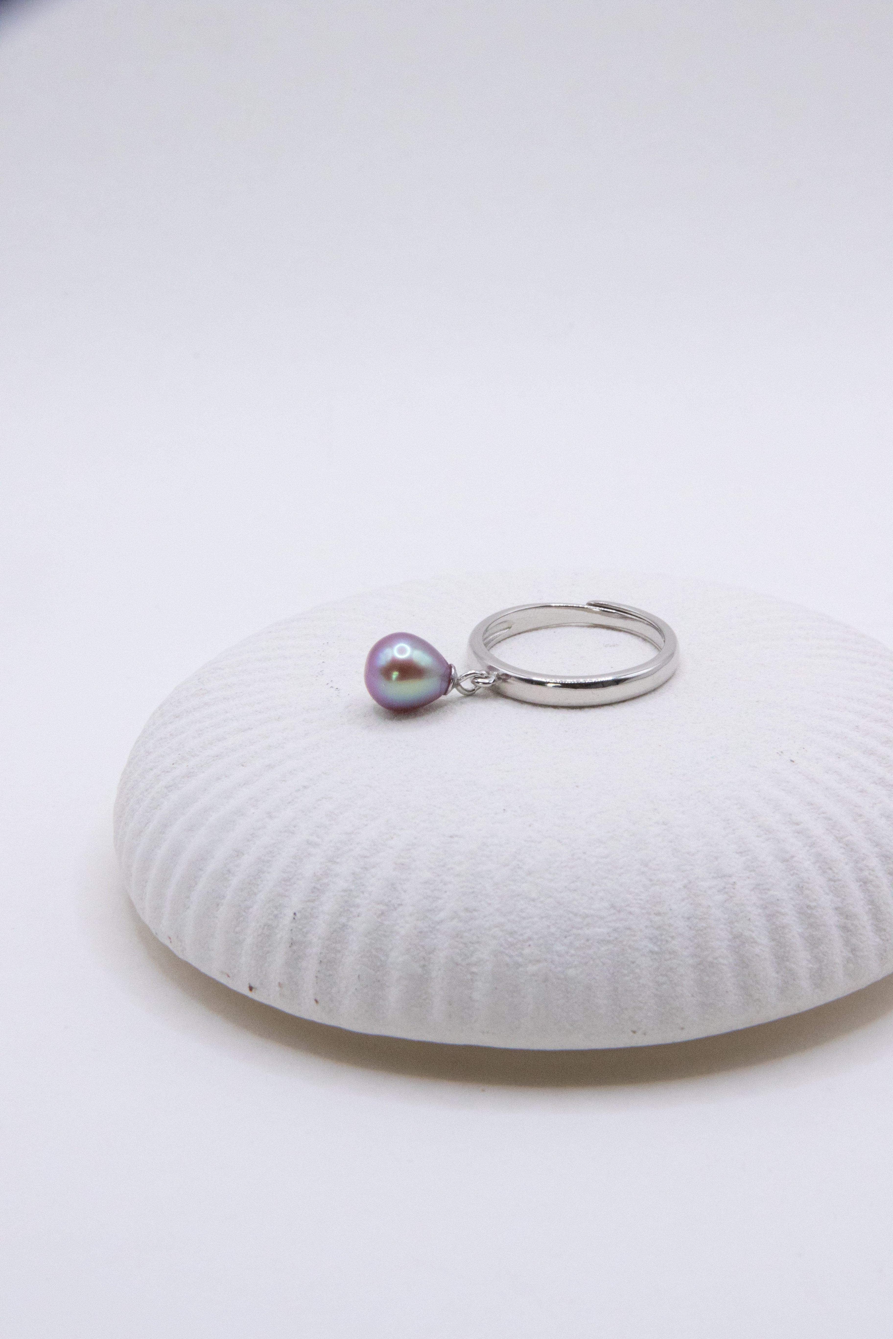 Dancing purple ring-Silver and Golden