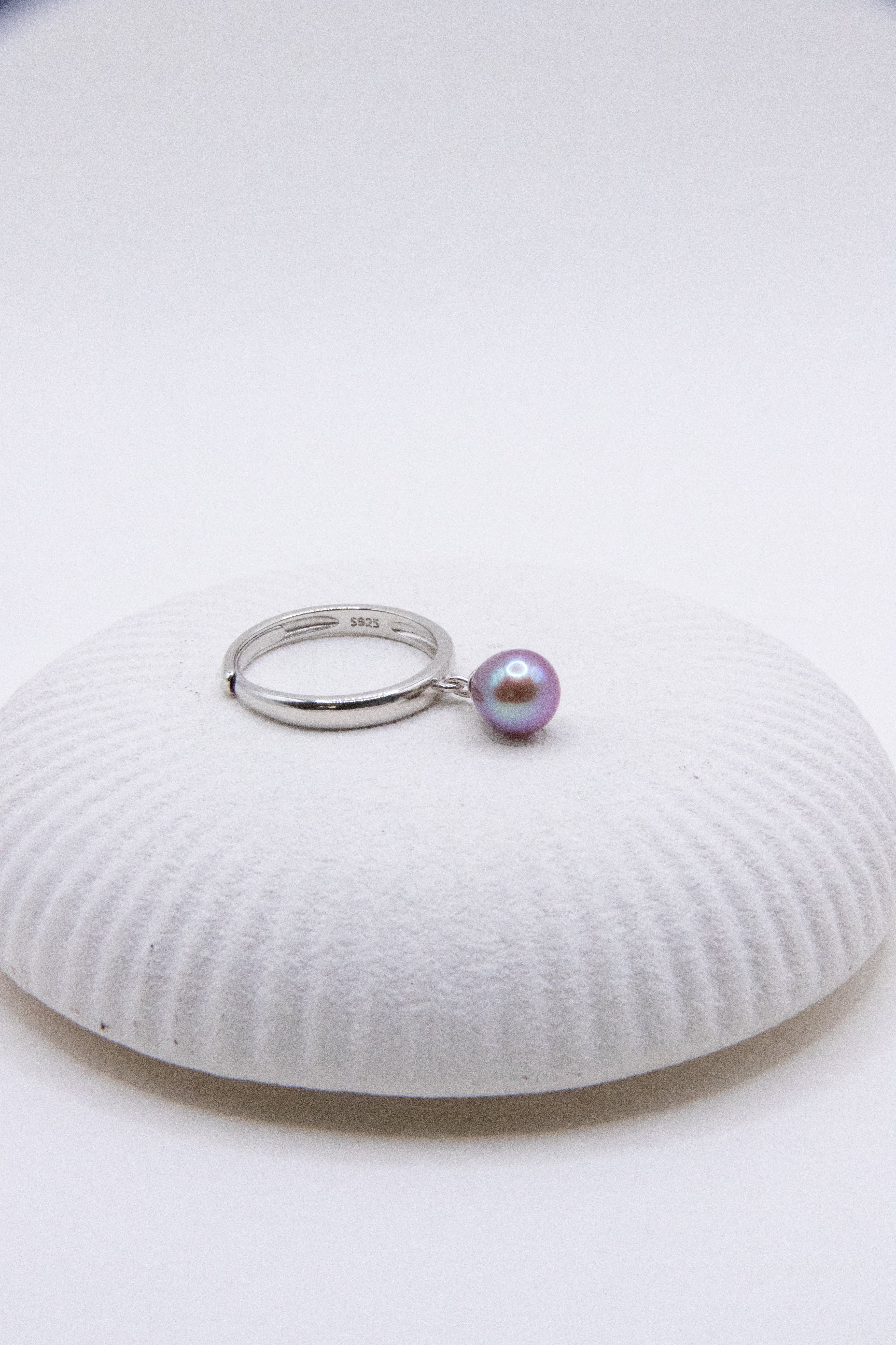 Dancing purple ring-Silver and Golden