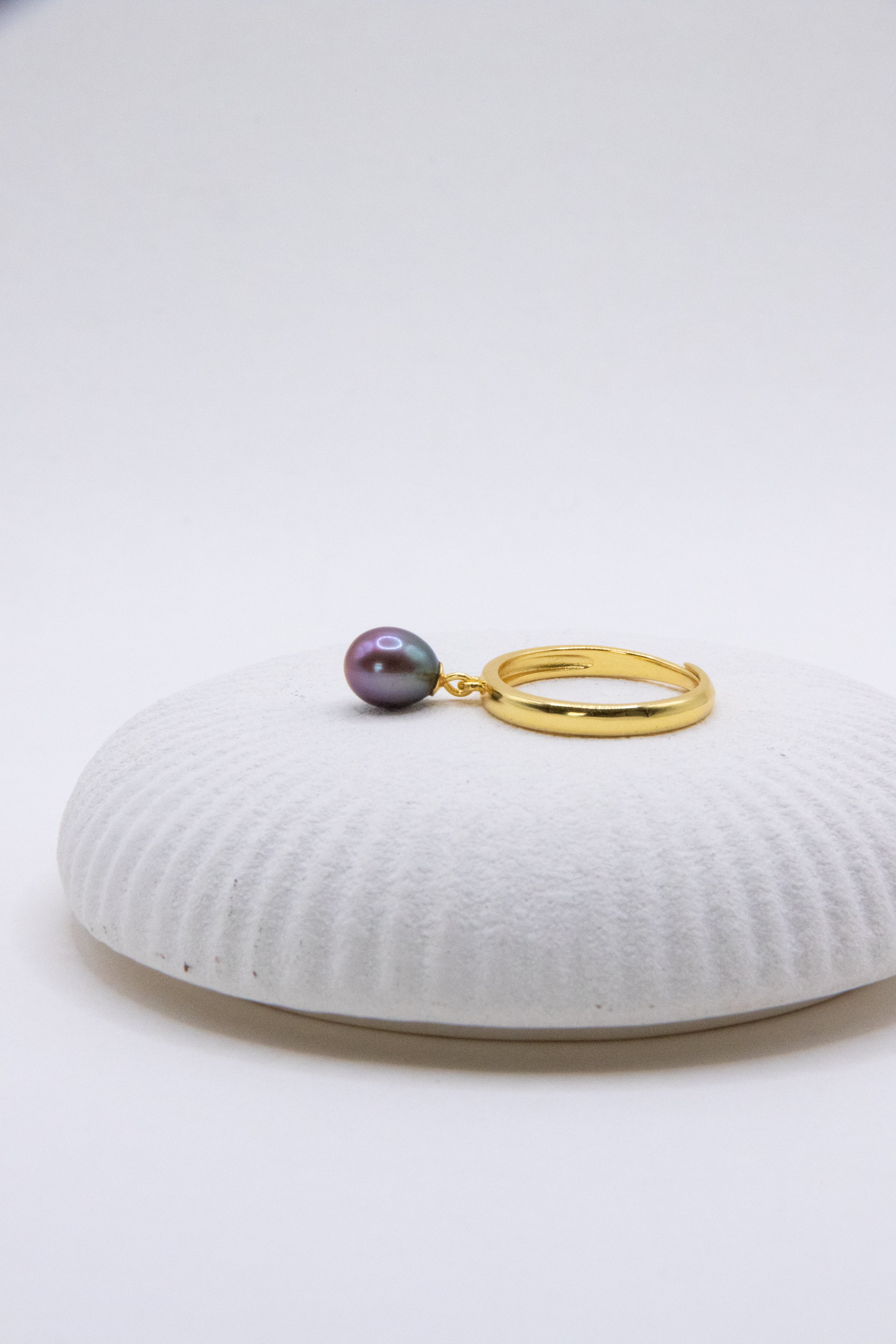 Dancing purple ring-Silver and Golden