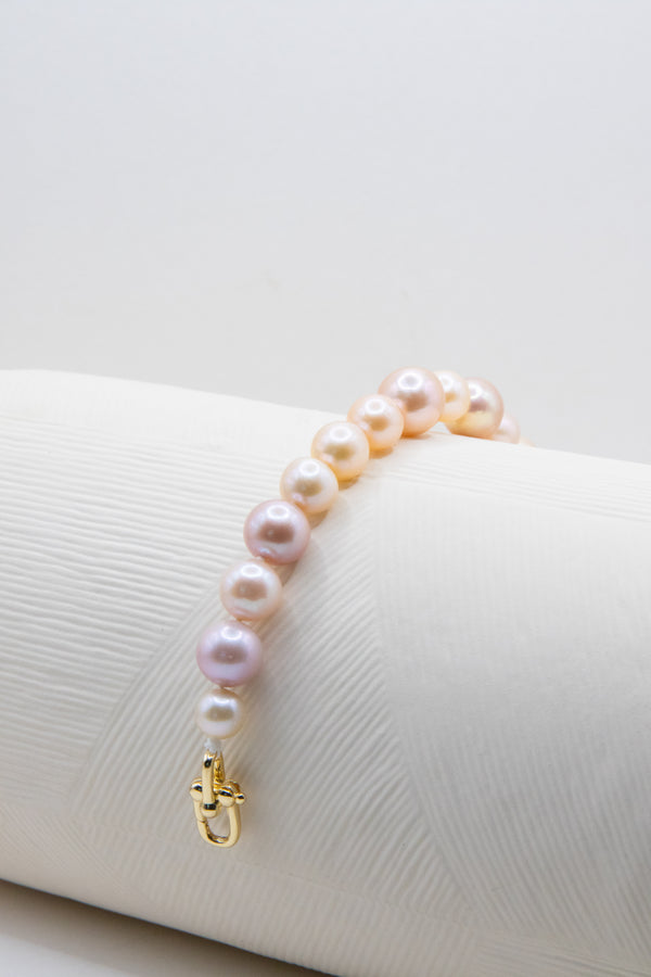 Candy Toned Large Pearl Bracelet – Entry-Level Freshwater Pearls bracelet