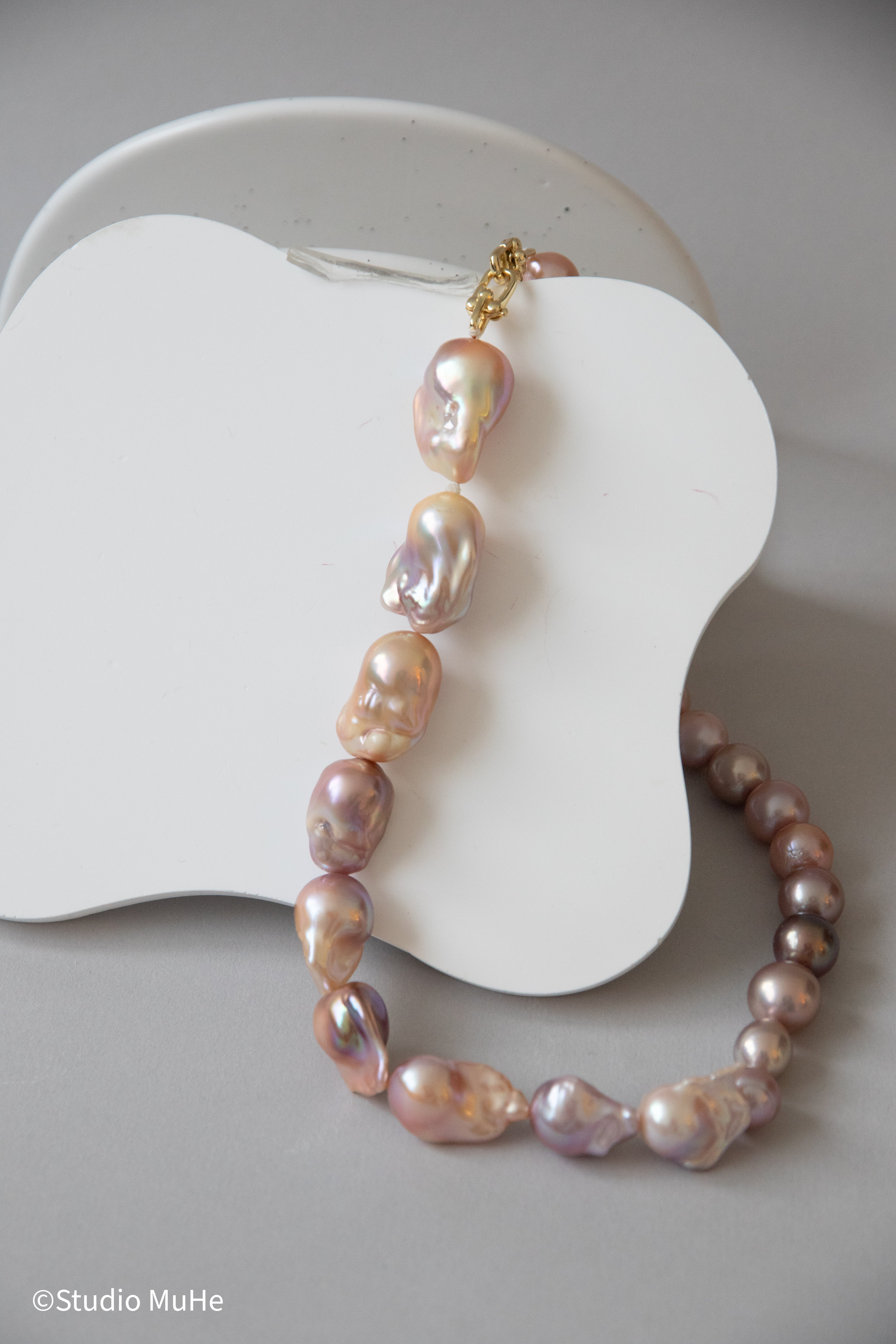 Full Baroque Pearl Necklace