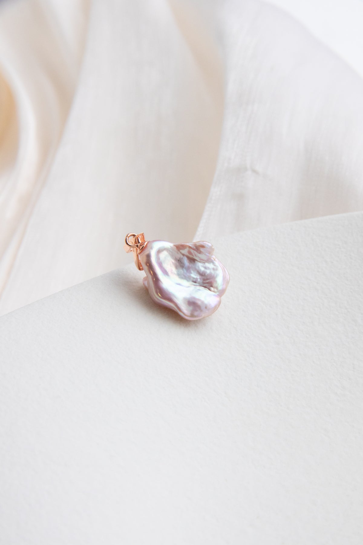 Natural Rose Pink Petal Pearl Pendant – Ultra Bright Lustre | Gift-Ready