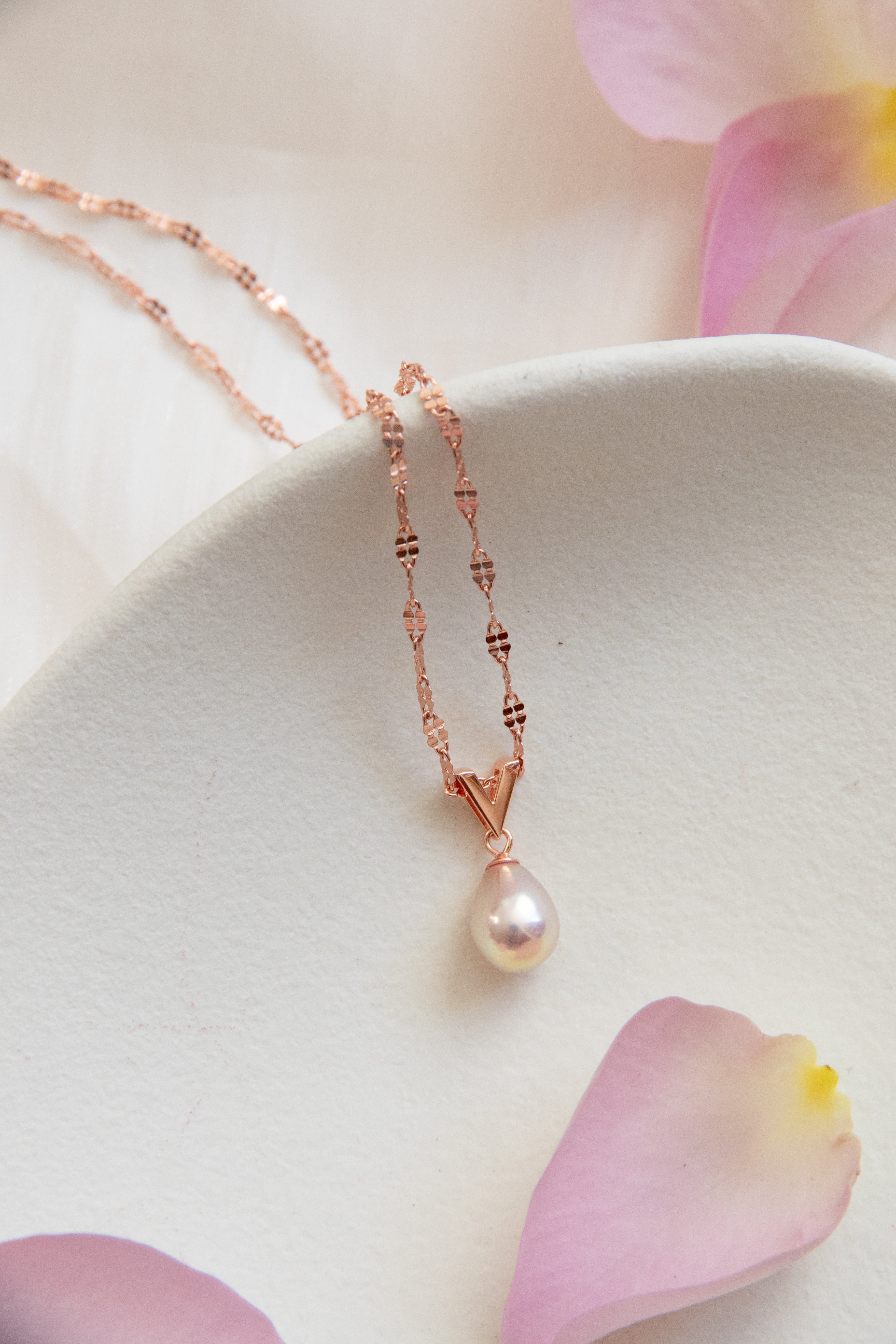 excellent level drop pearl-rosegold Nr.2