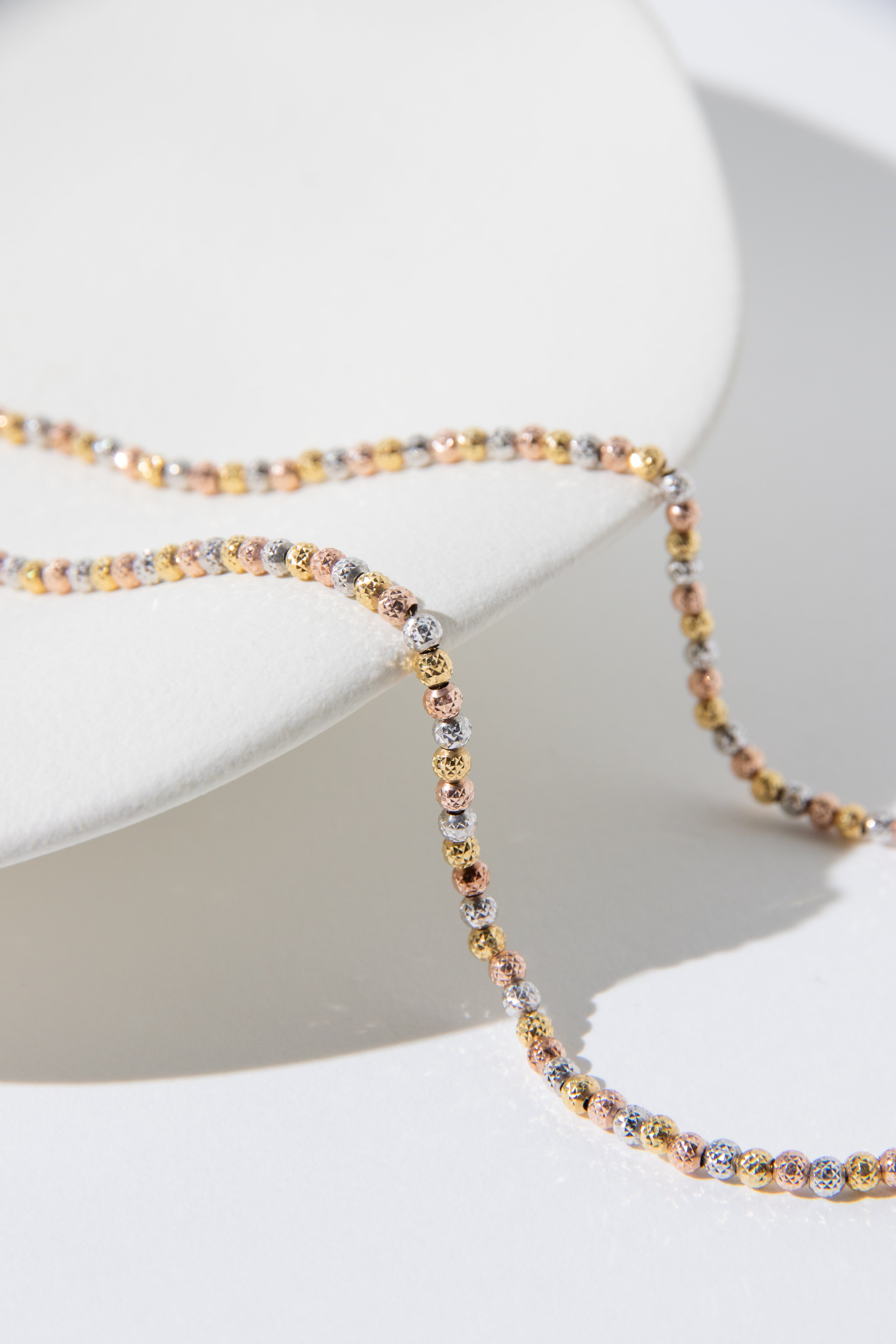 Shiny Three-Color Necklace