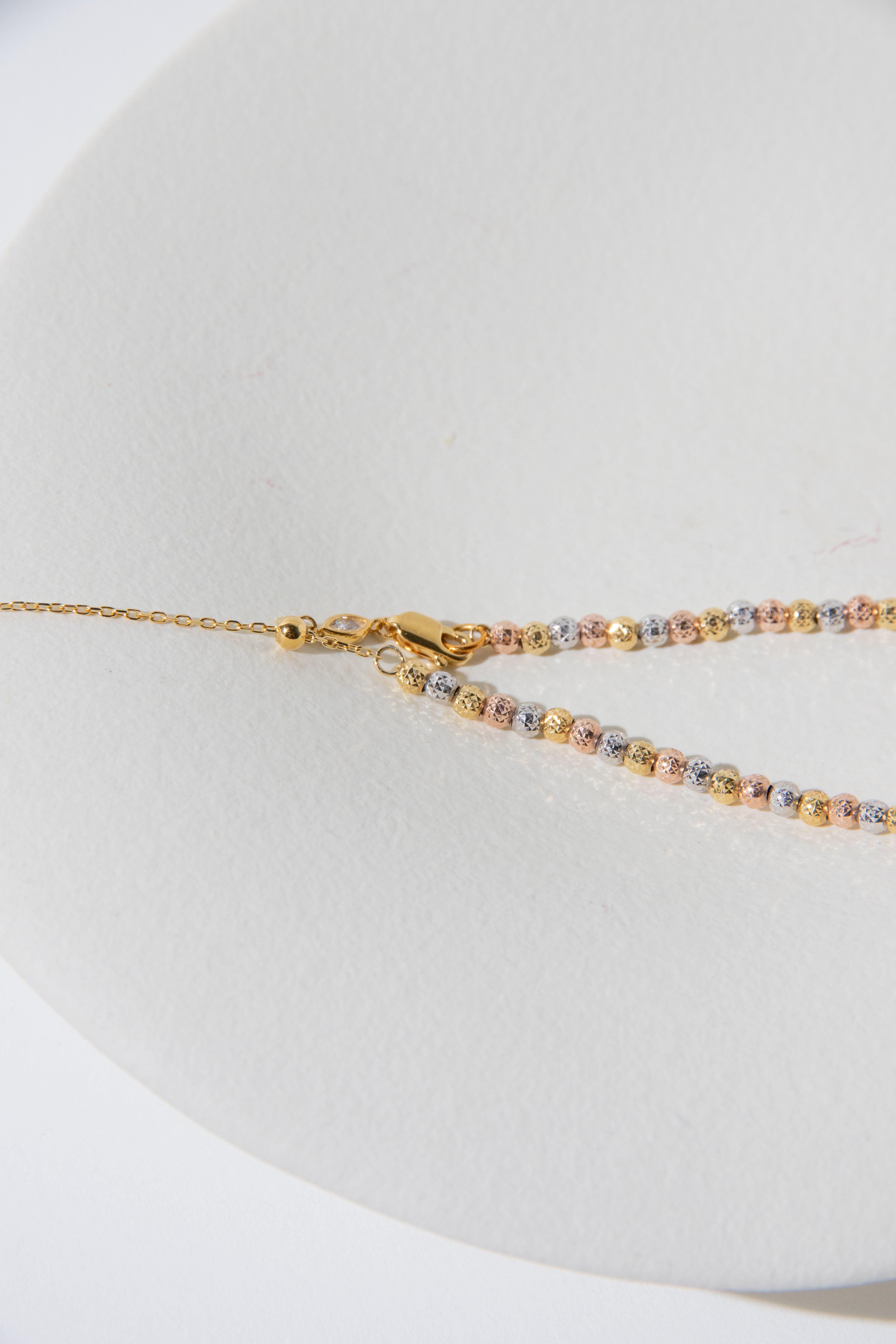 Shiny Three-Color Necklace