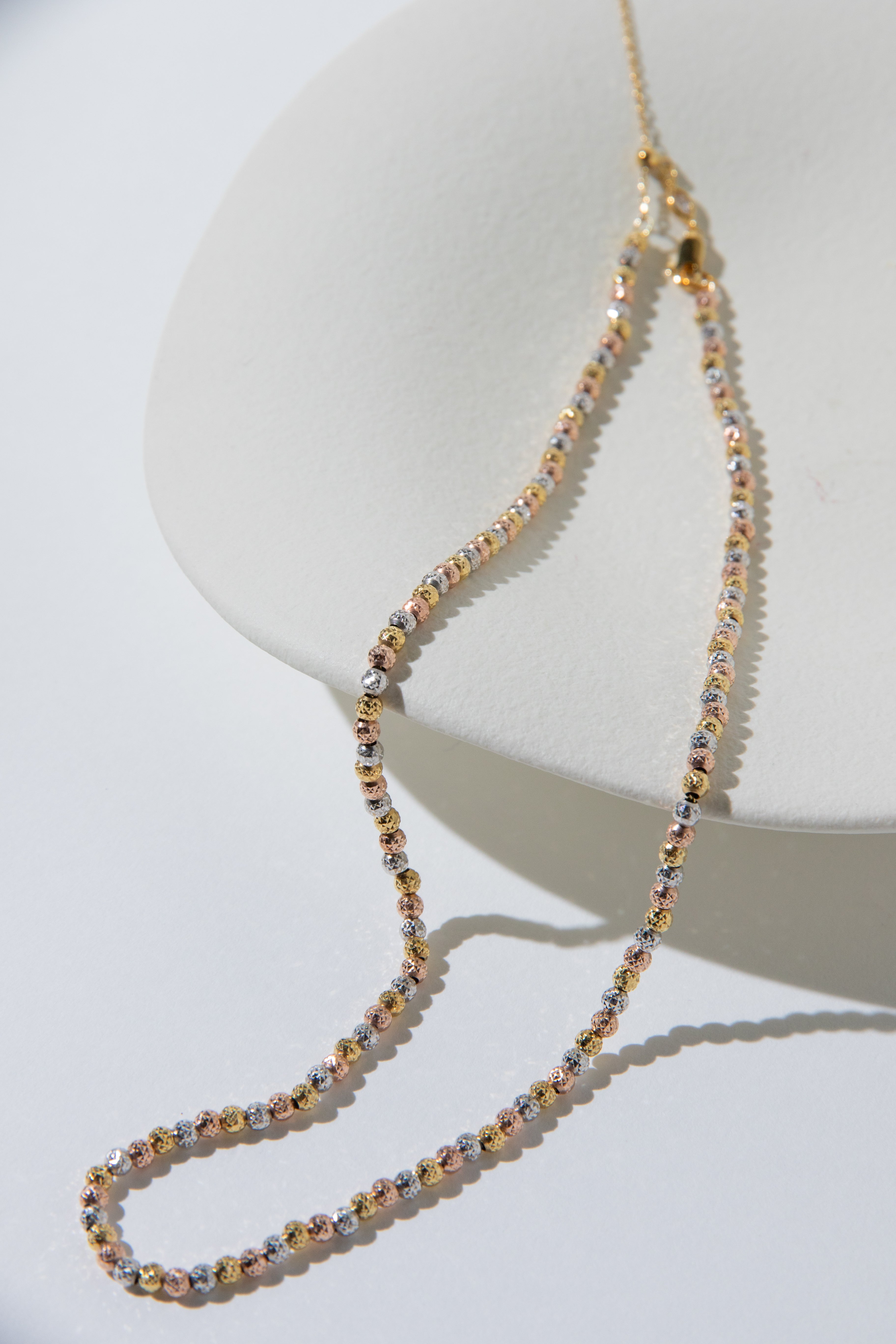 Shiny Three-Color Necklace