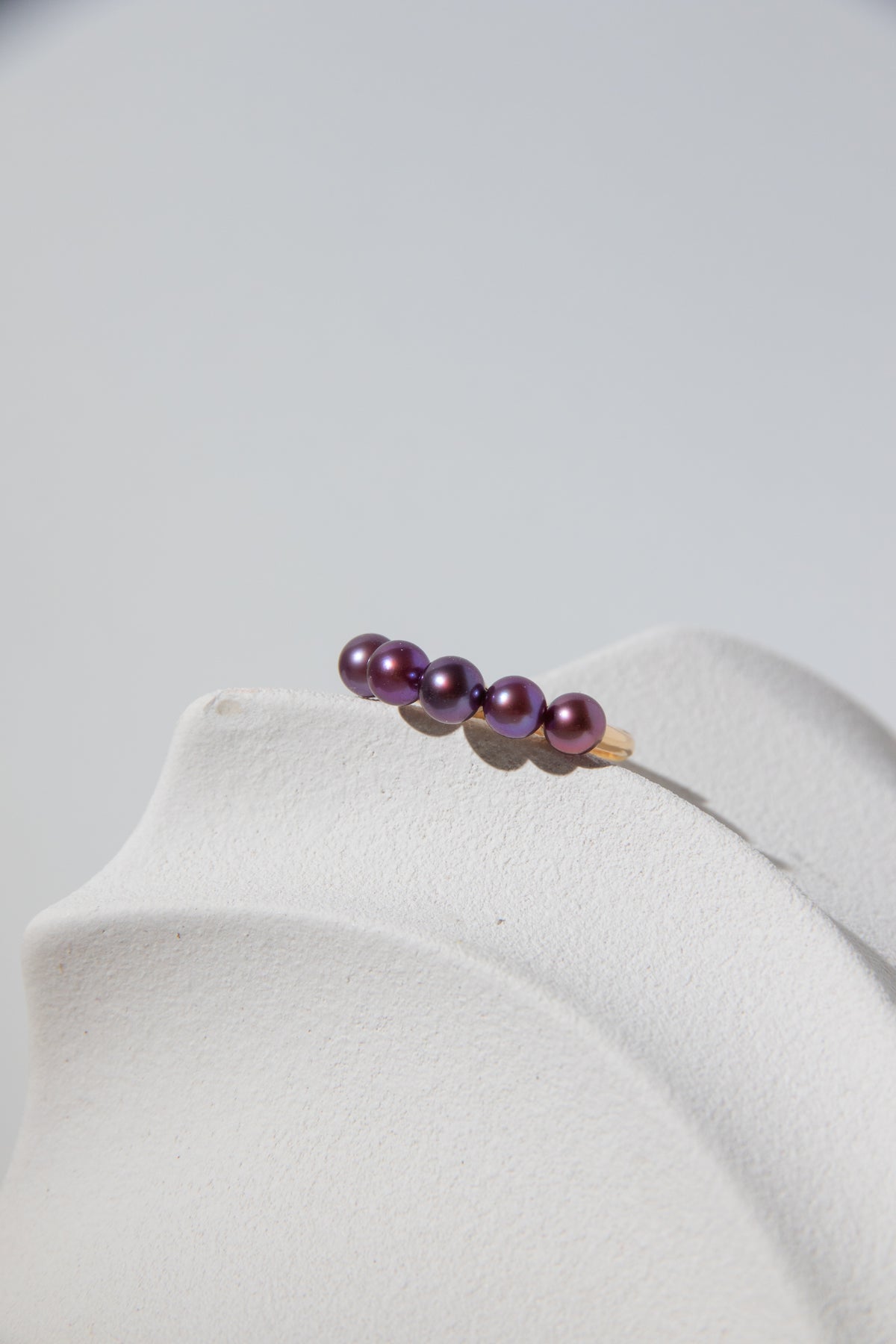 Perfect peak-mini freshwater pearl rings with excellent unique intense colors.