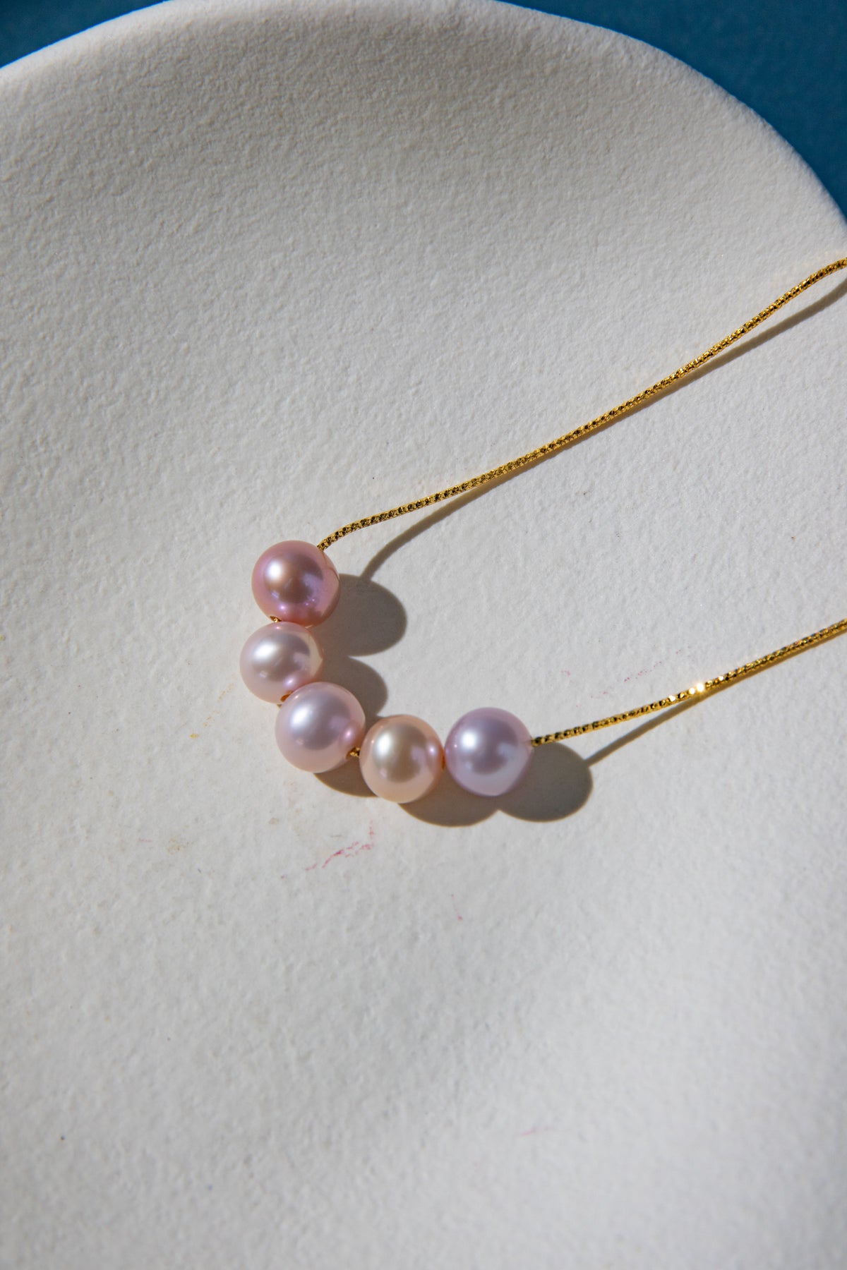 Excellent level seedless pearls necklace