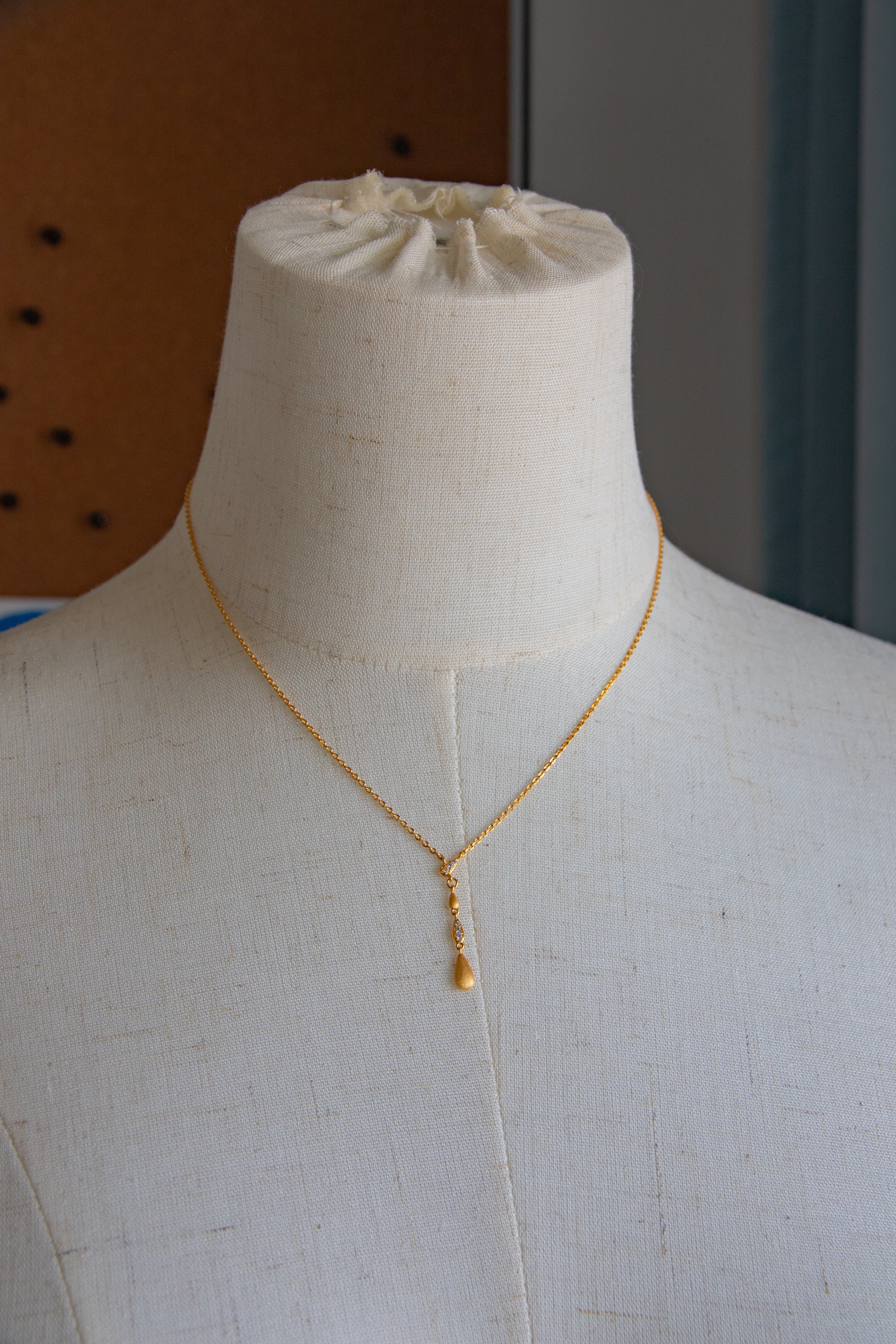 Gold-Plated solid silver Slim Chain Necklace – Minimalist Everyday Essential