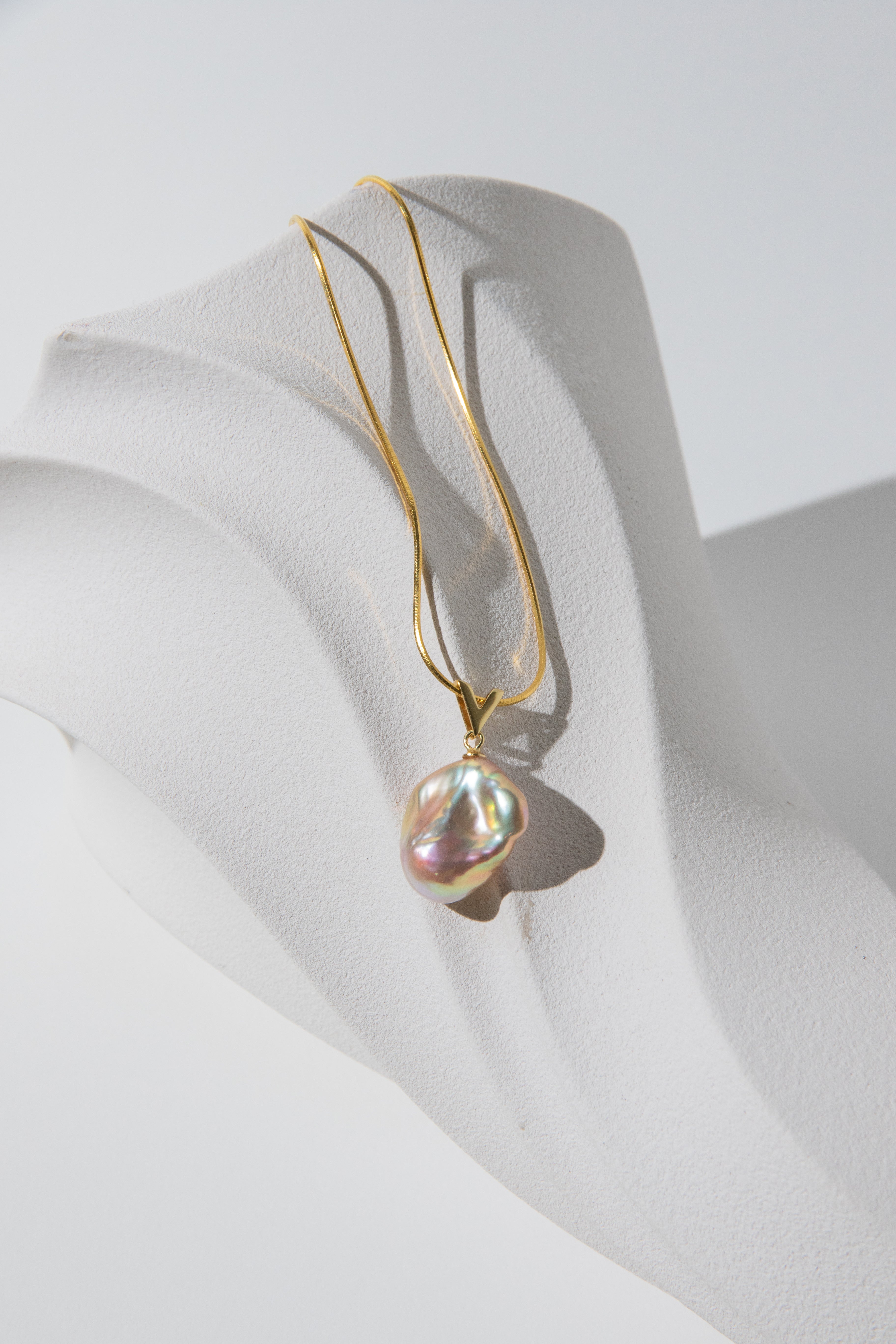 Splendid childhood dream-TOP excellent level baroque pearl necklace