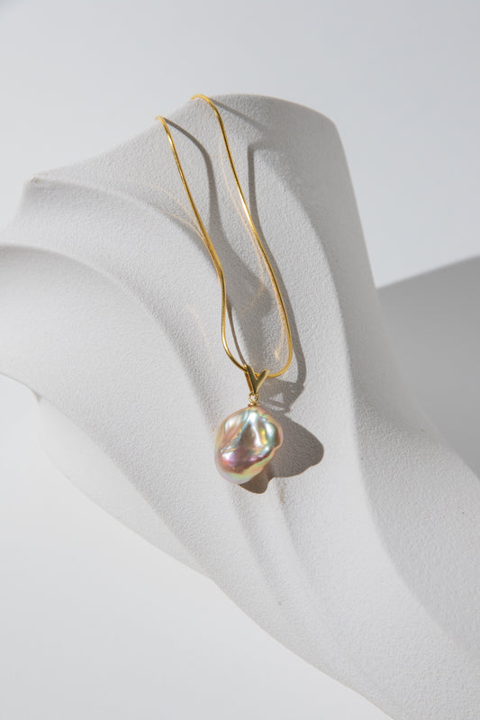 Splendid childhood dream-TOP excellent level baroque pearl necklace