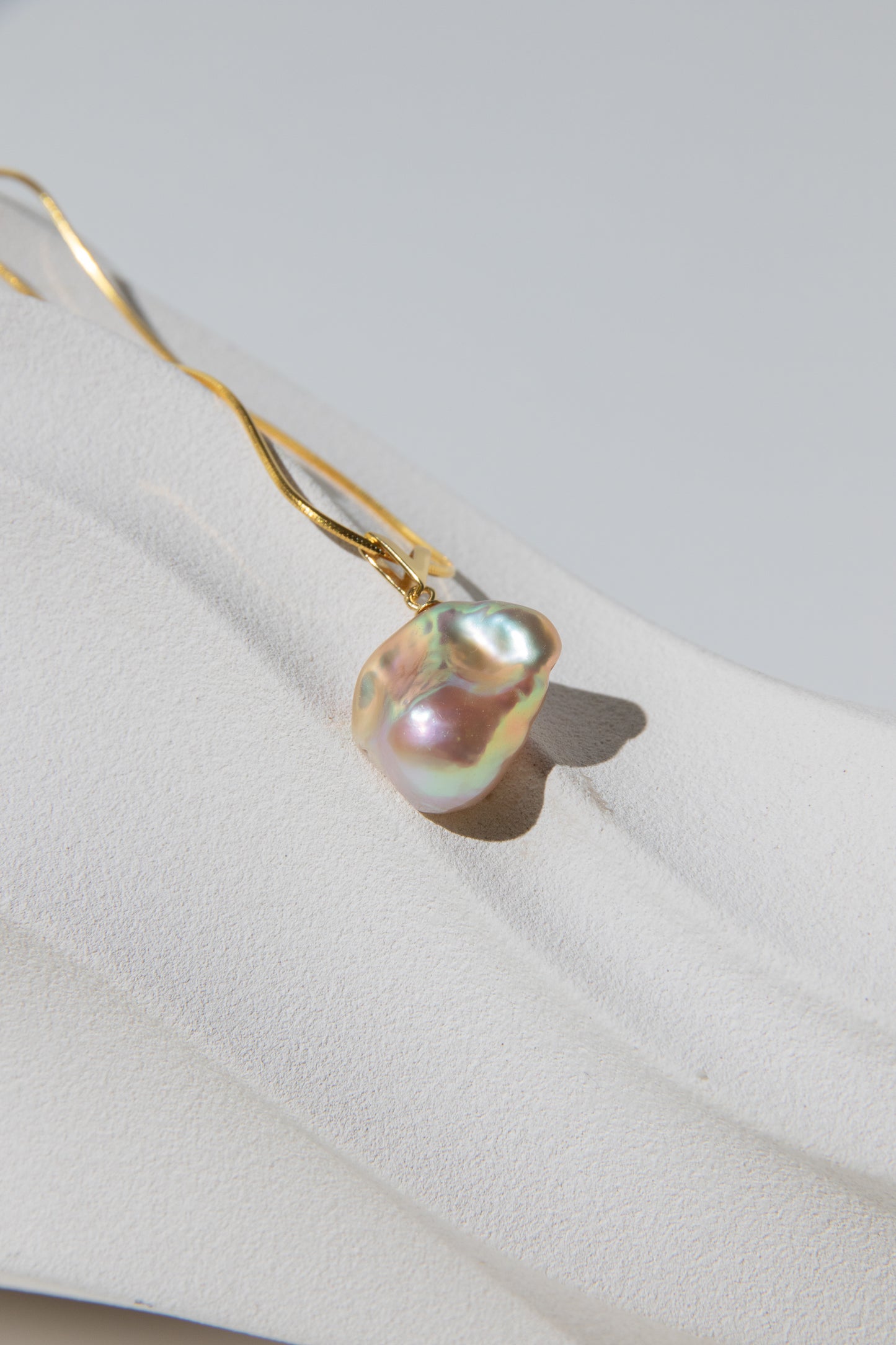 Splendid childhood dream-TOP excellent level baroque pearl necklace