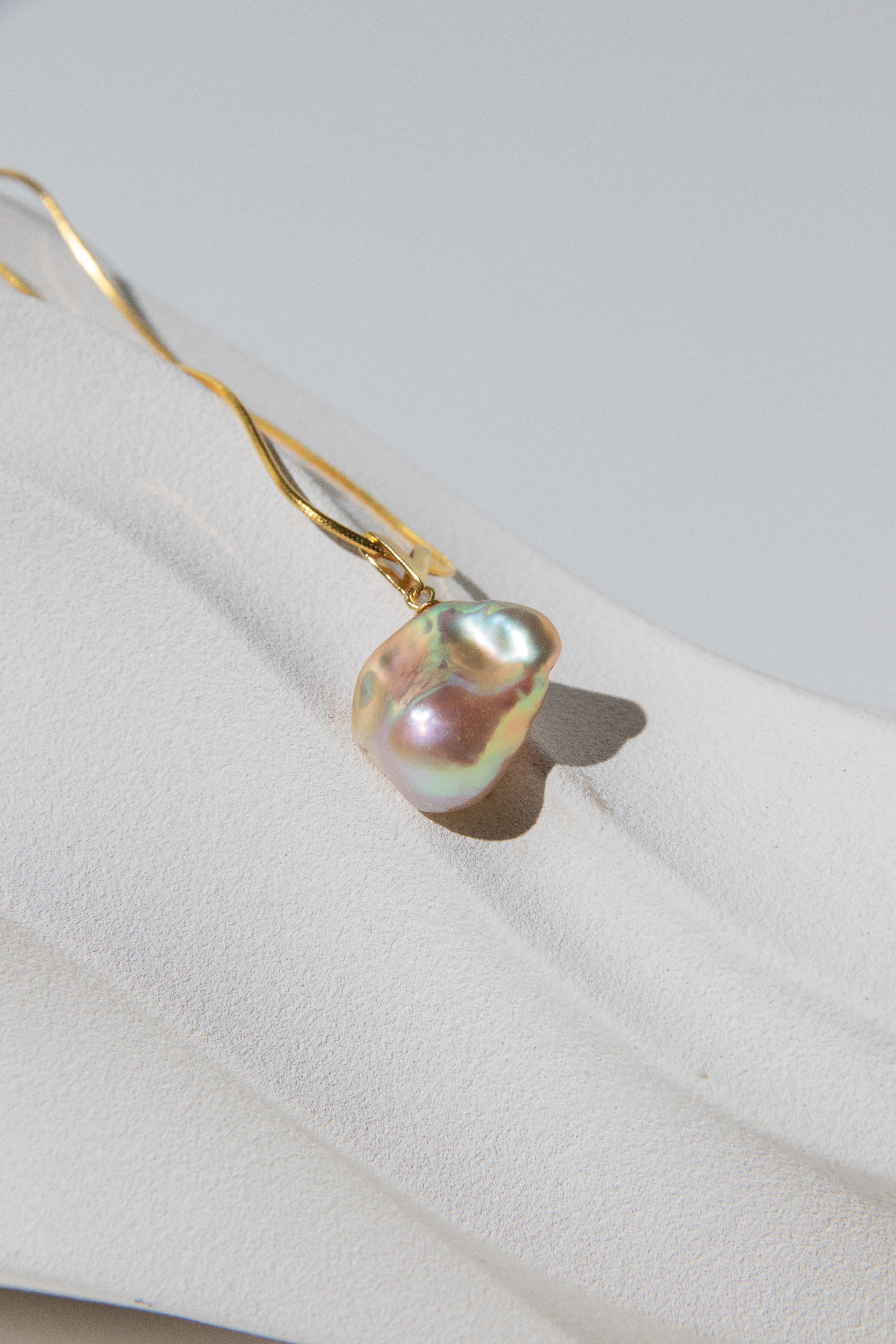 Splendid childhood dream-TOP excellent level baroque pearl necklace