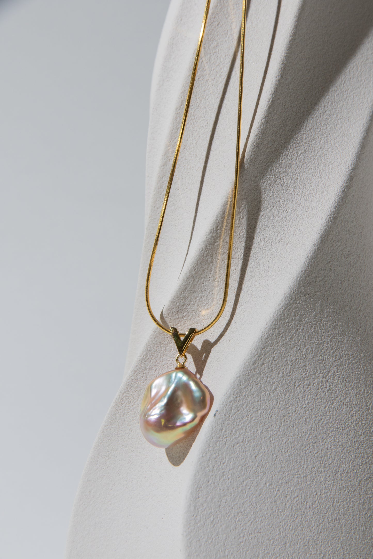 Splendid childhood dream-TOP excellent level baroque pearl necklace