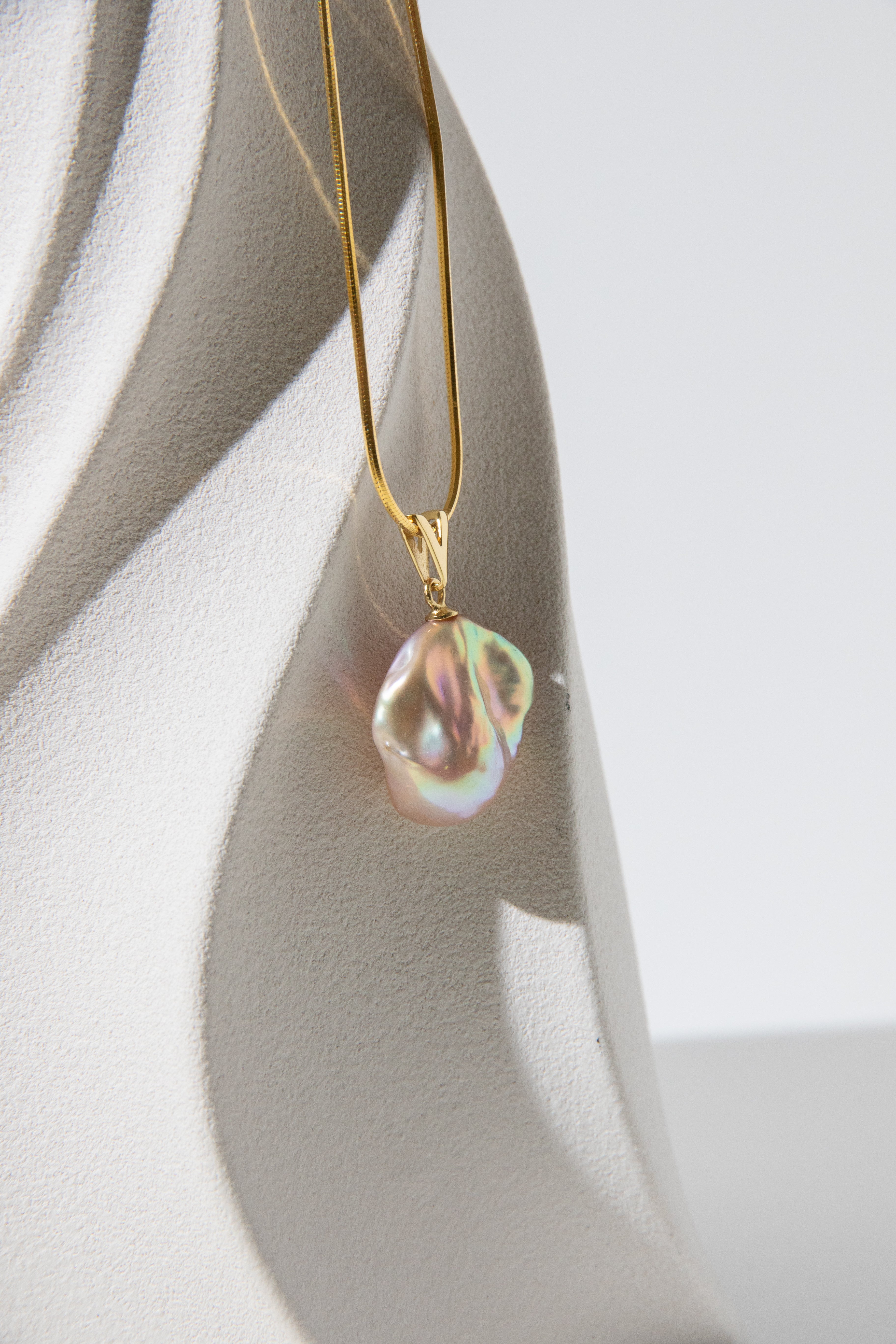 Splendid childhood dream-TOP excellent level baroque pearl necklace