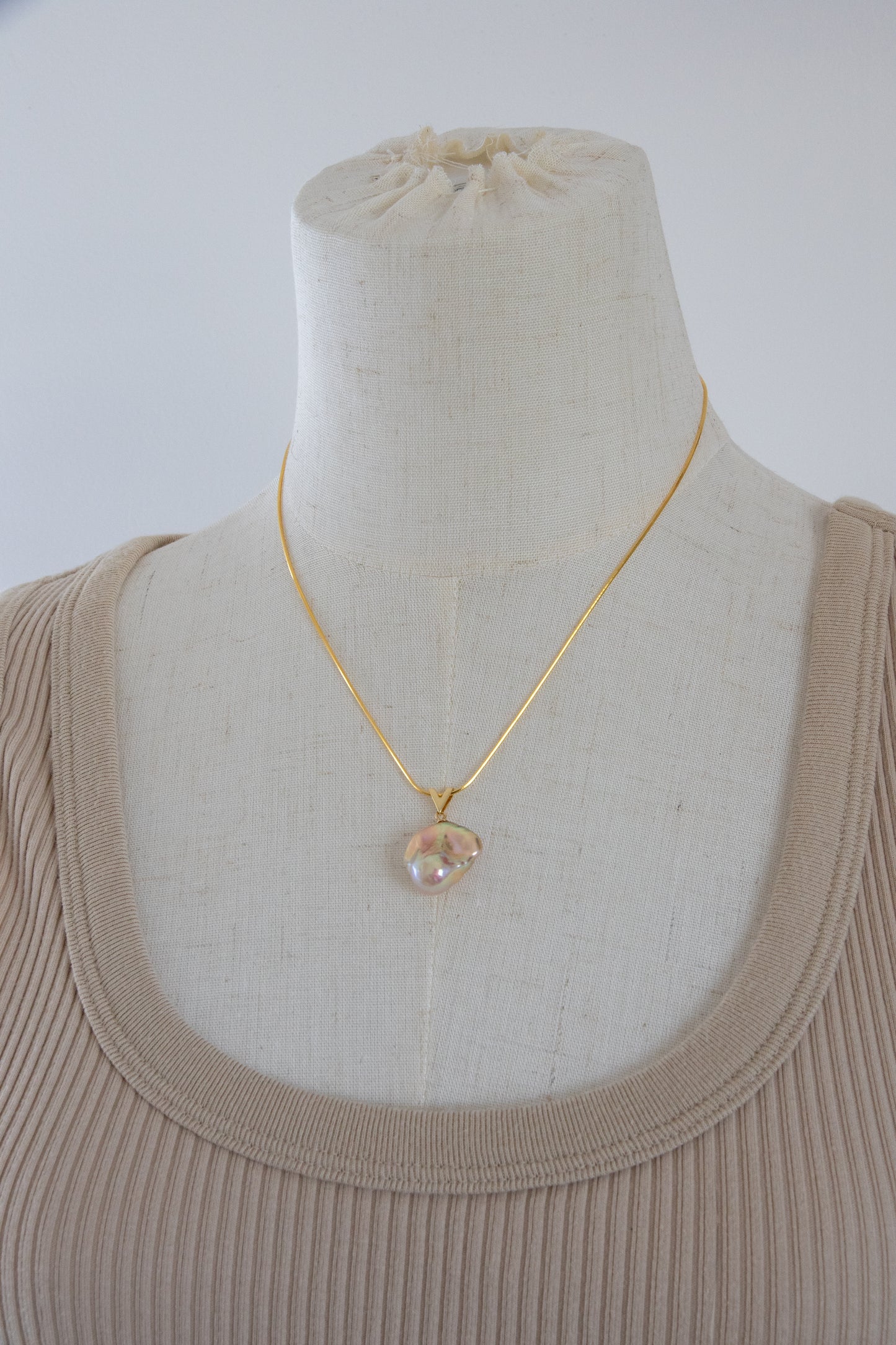 Splendid childhood dream-TOP excellent level baroque pearl necklace